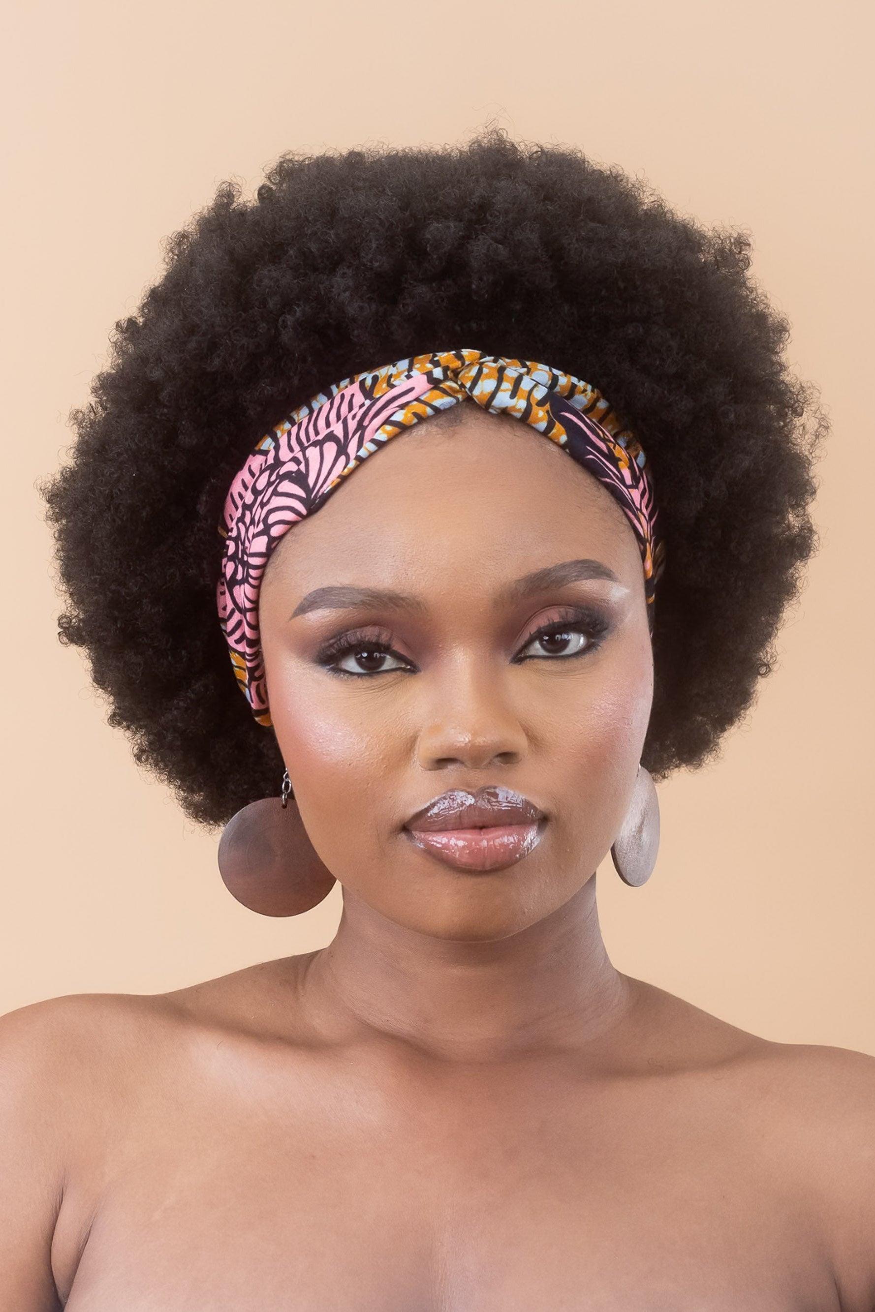 SADE Ankara Twist Headband — African print headband by Naborhi