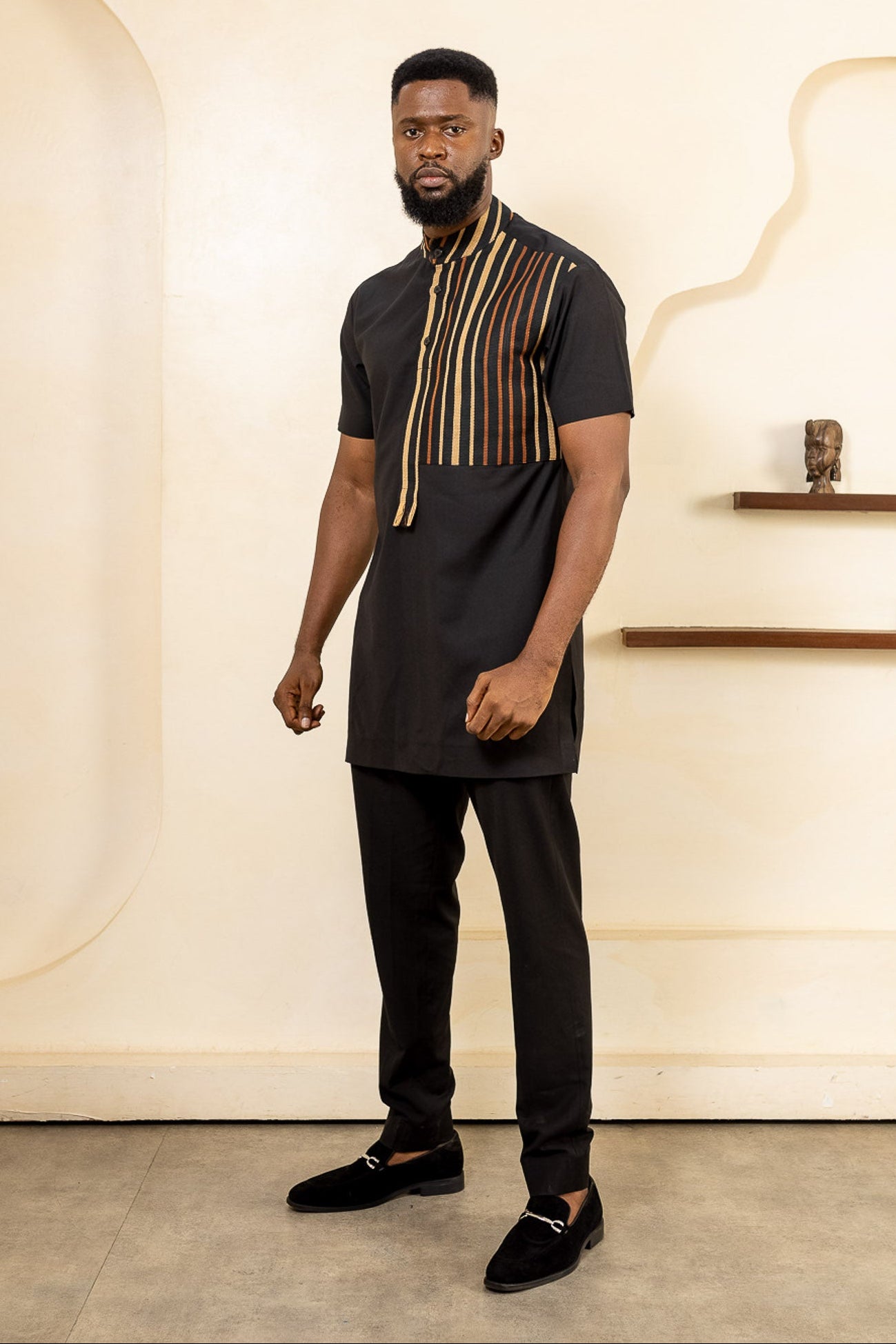 LAYO Aso Oke Senator Suit
