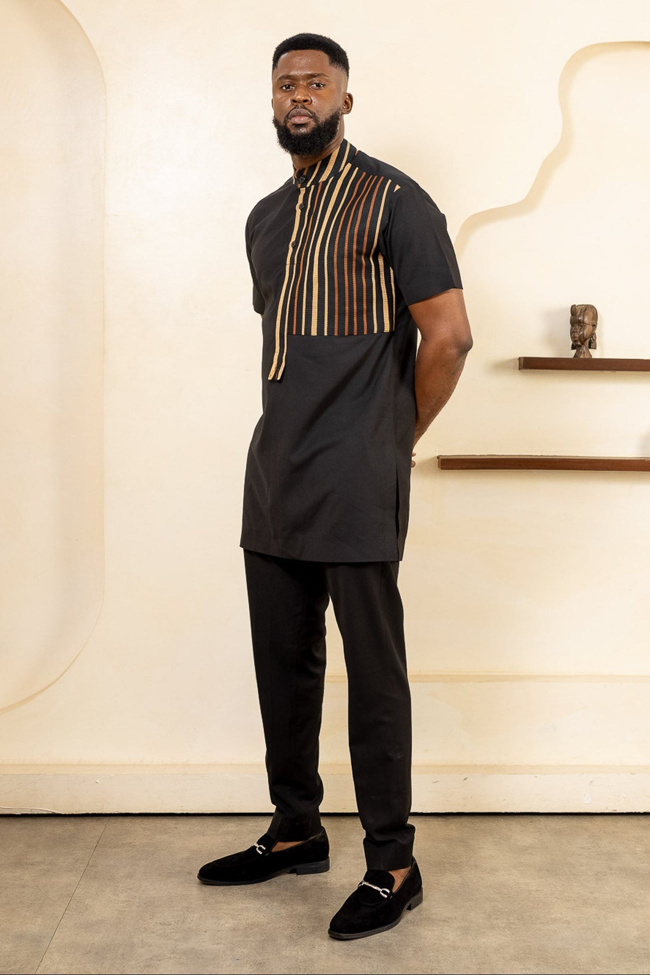 LAYO Aso Oke Senator Suit