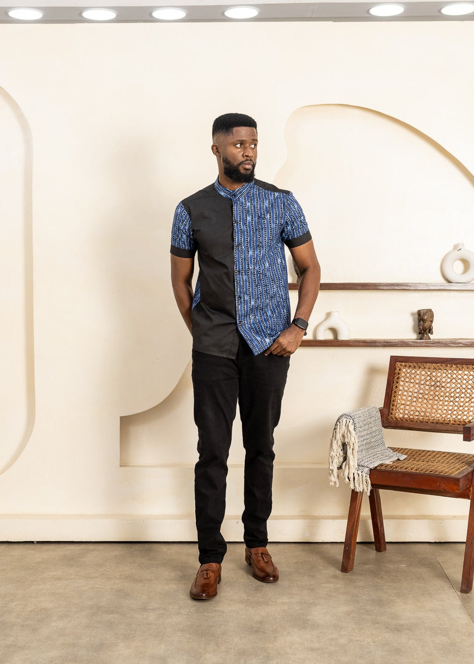 KAYO - Short Sleeve Ankara Shirt