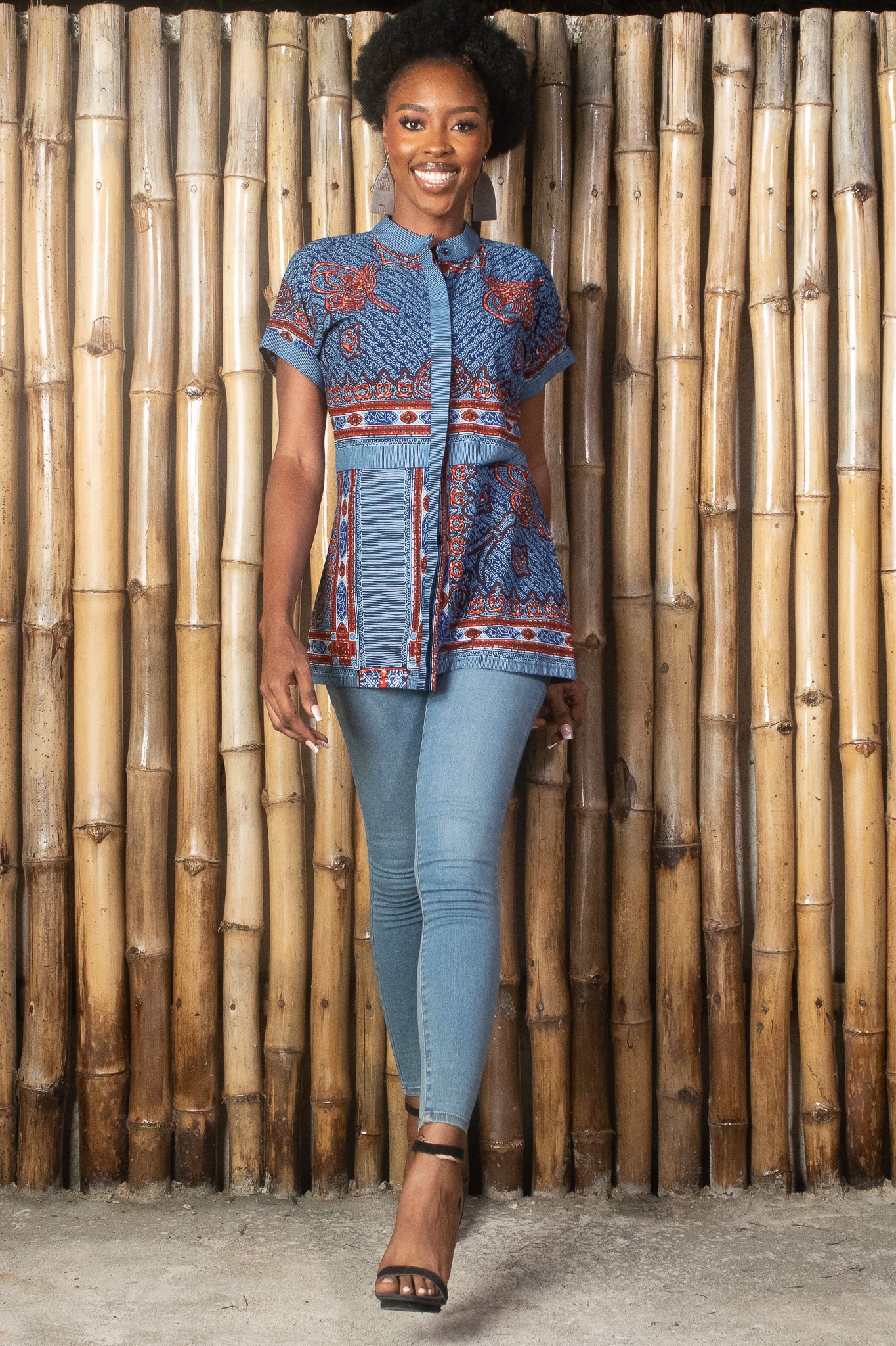 AHADI African Print Ankara Shirt