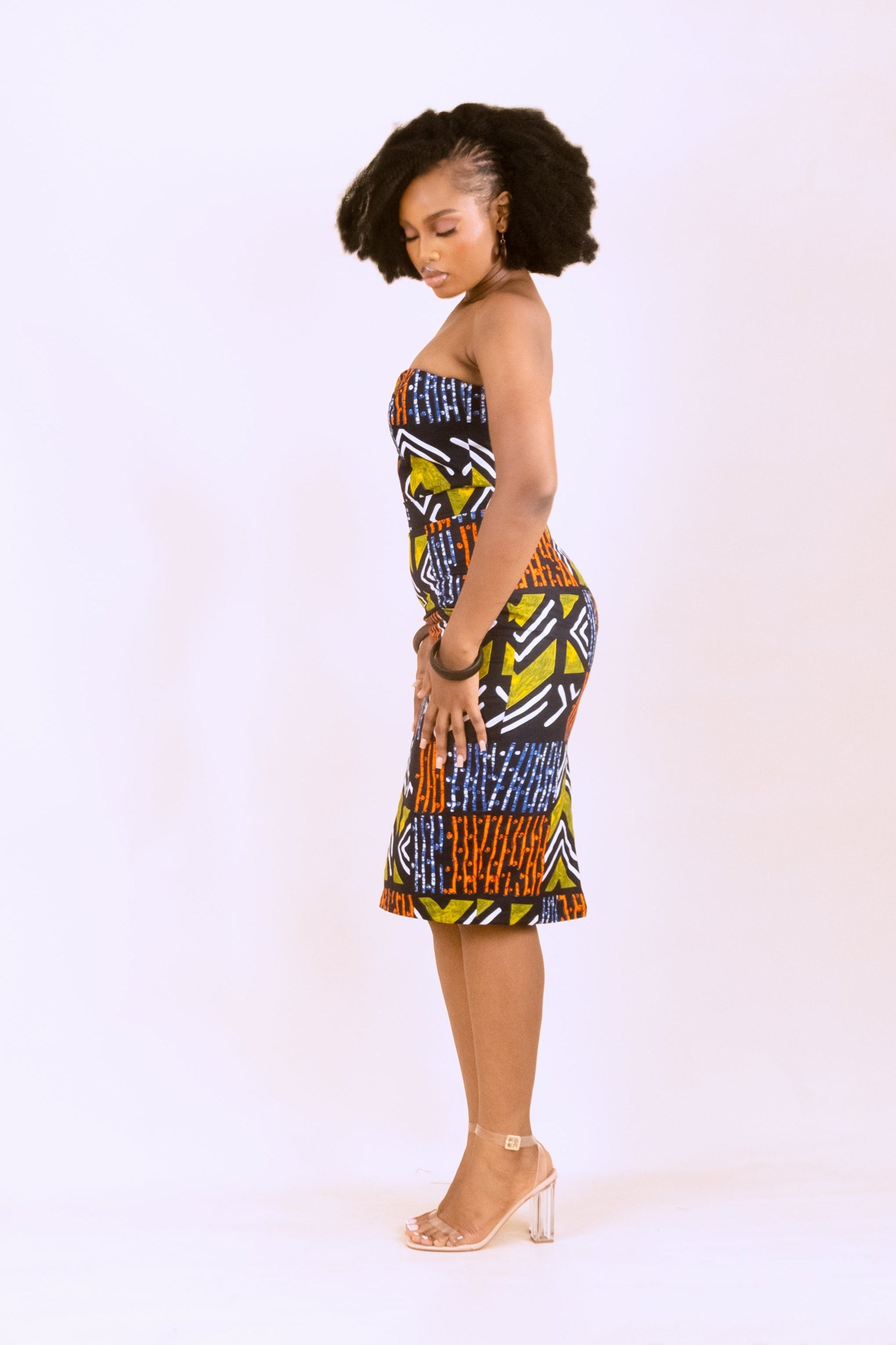 AKINA – Ankara African Print Tailored Bustier