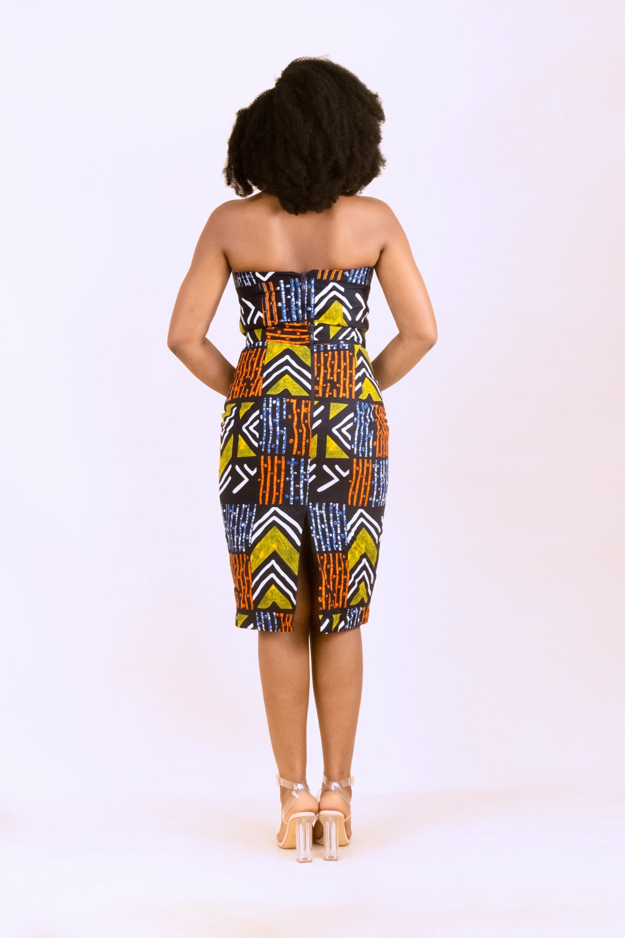 AKINA – Ankara African Print Tailored Bustier