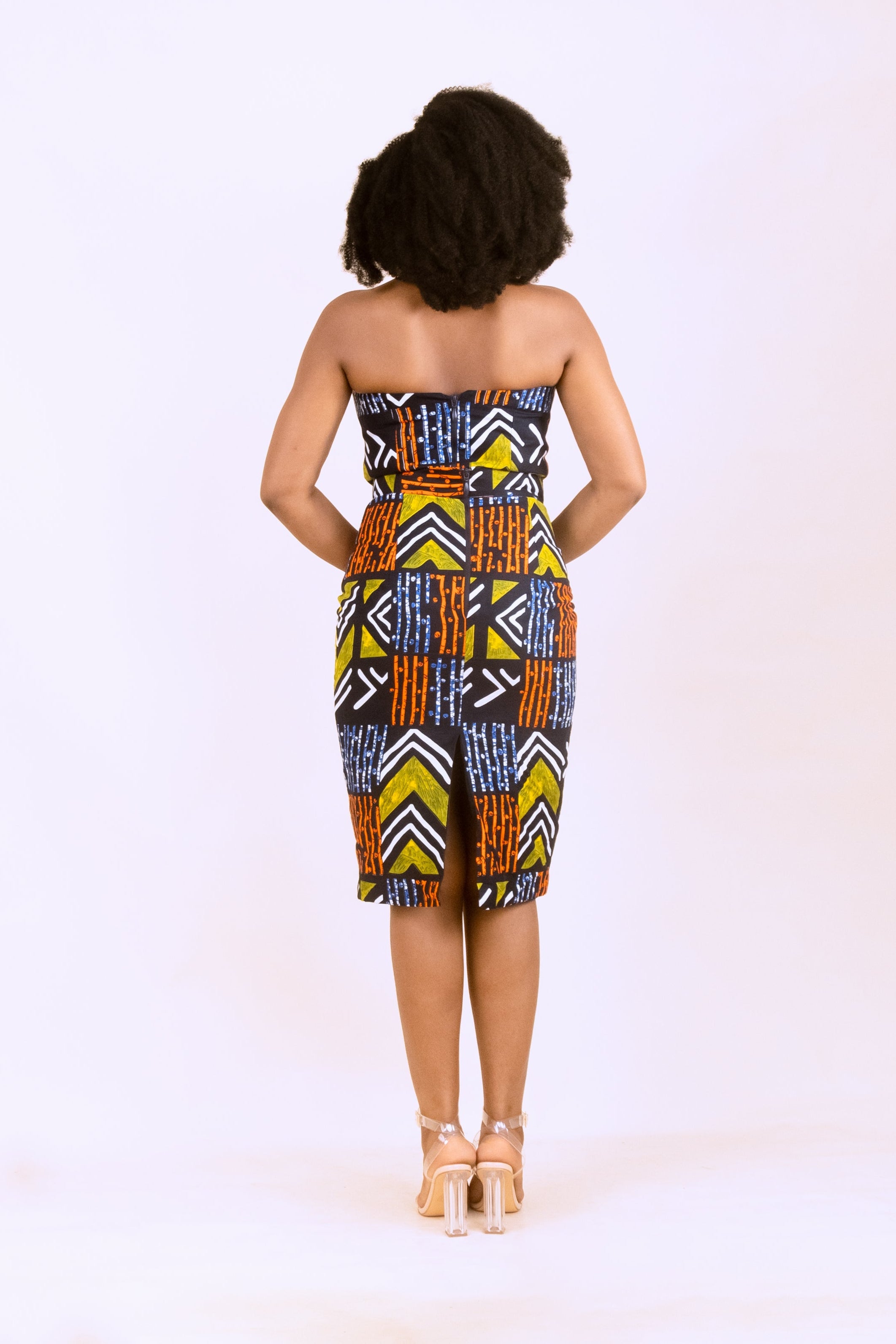 AKINA – Ankara African Print Tailored Pencil Skirt