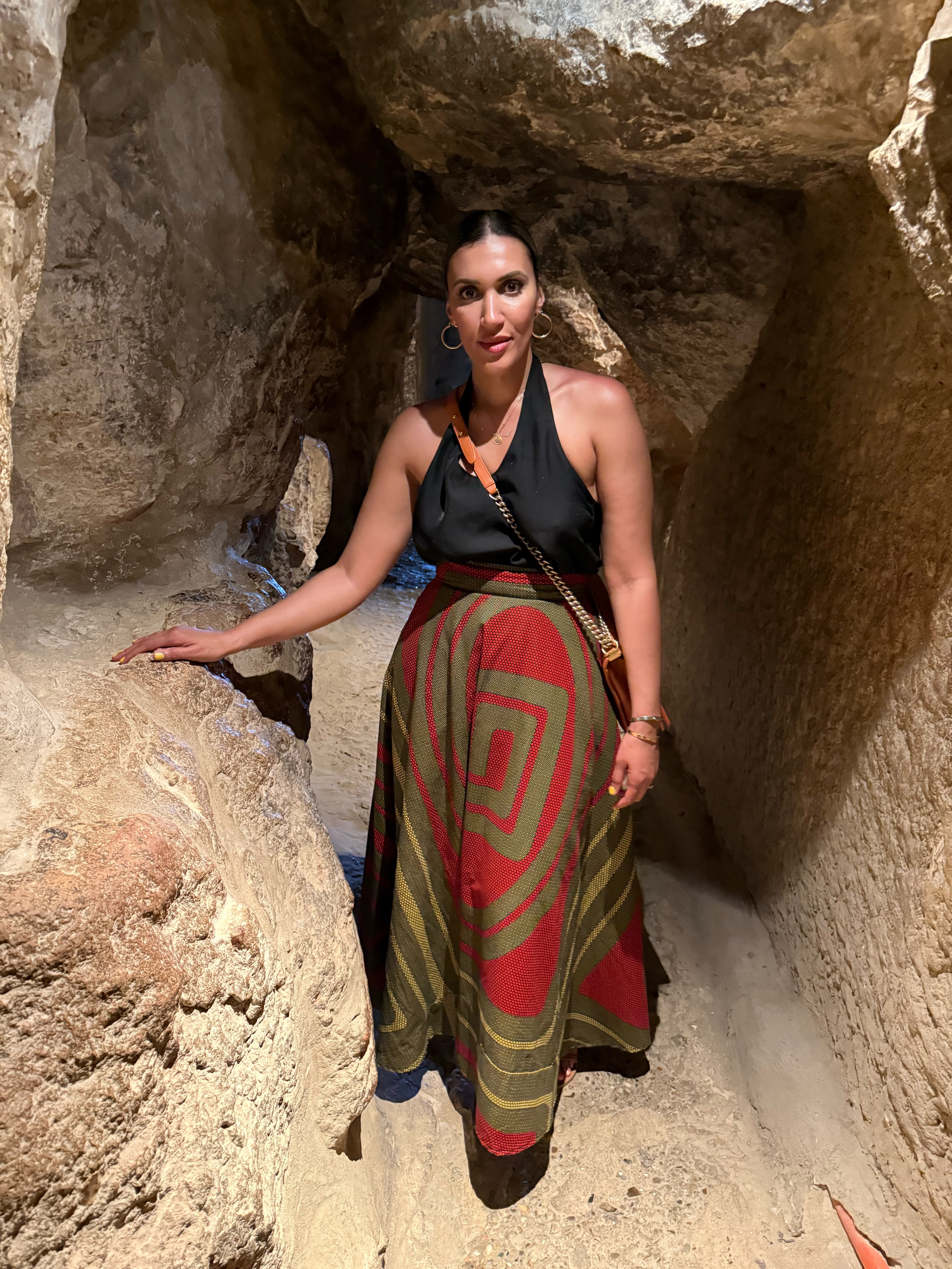 Alero African Print Maxi Dress