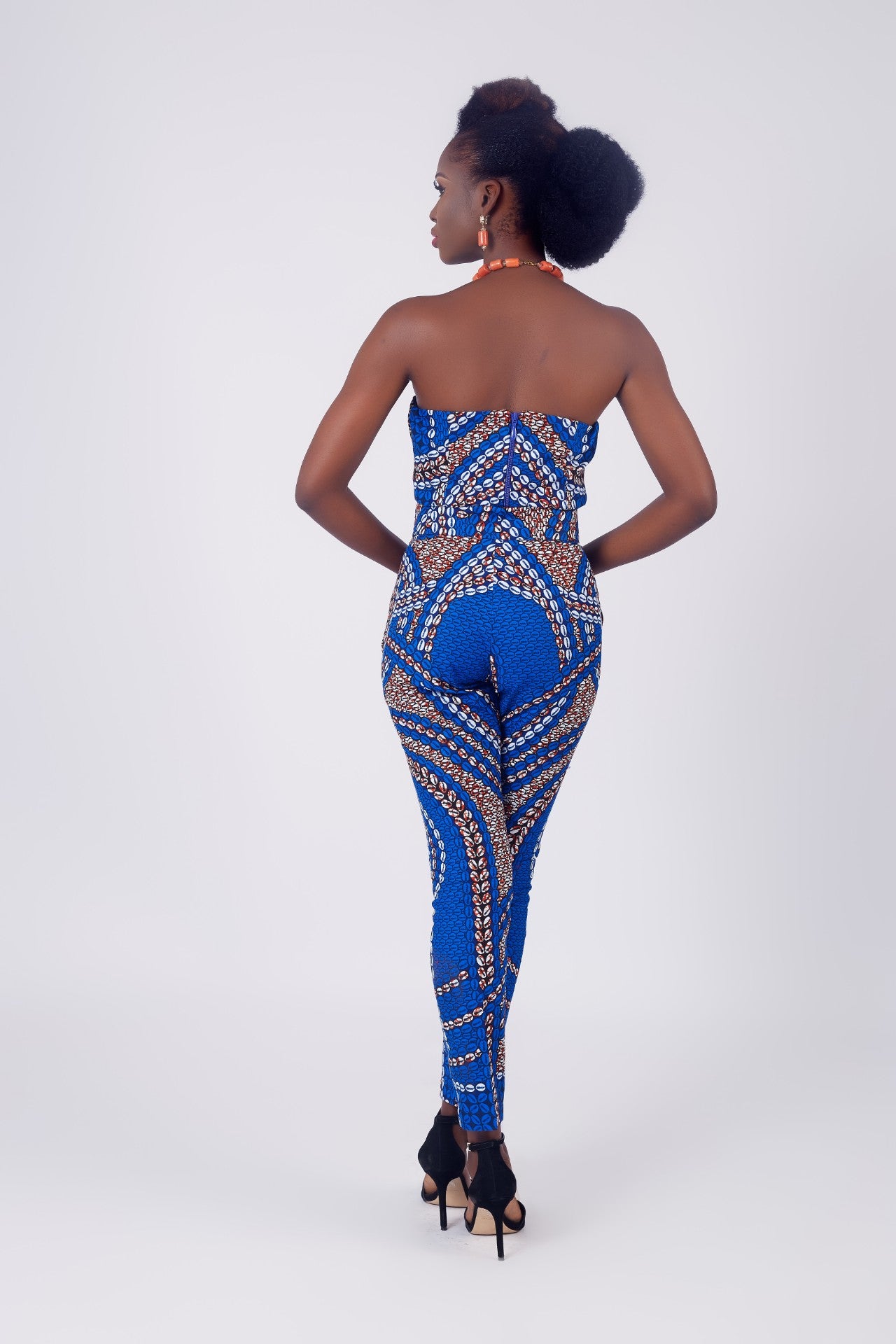 AMADI African Print Ankara Bandeau Crop Top