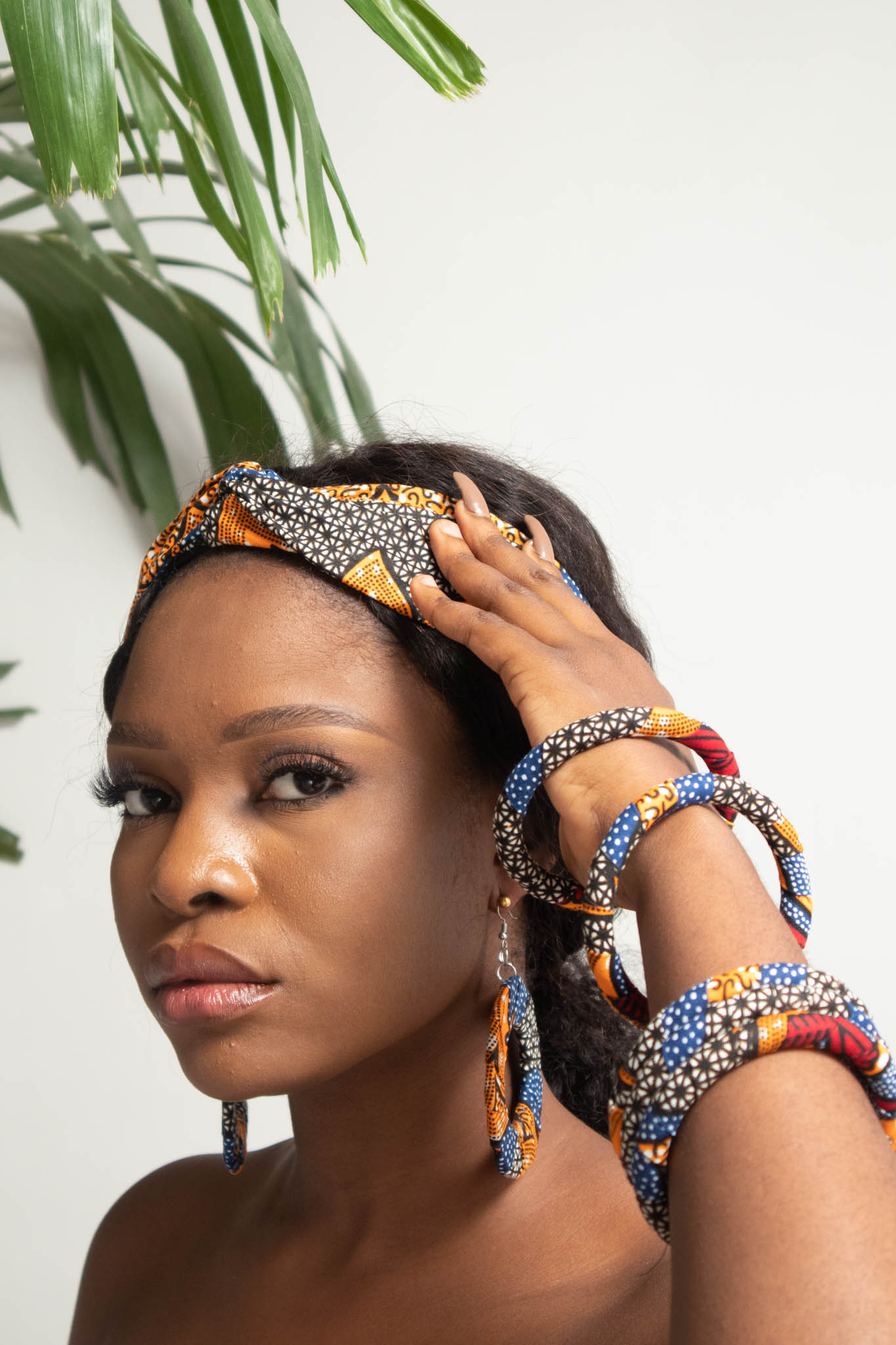 AMAEKA African Print Twist Headband