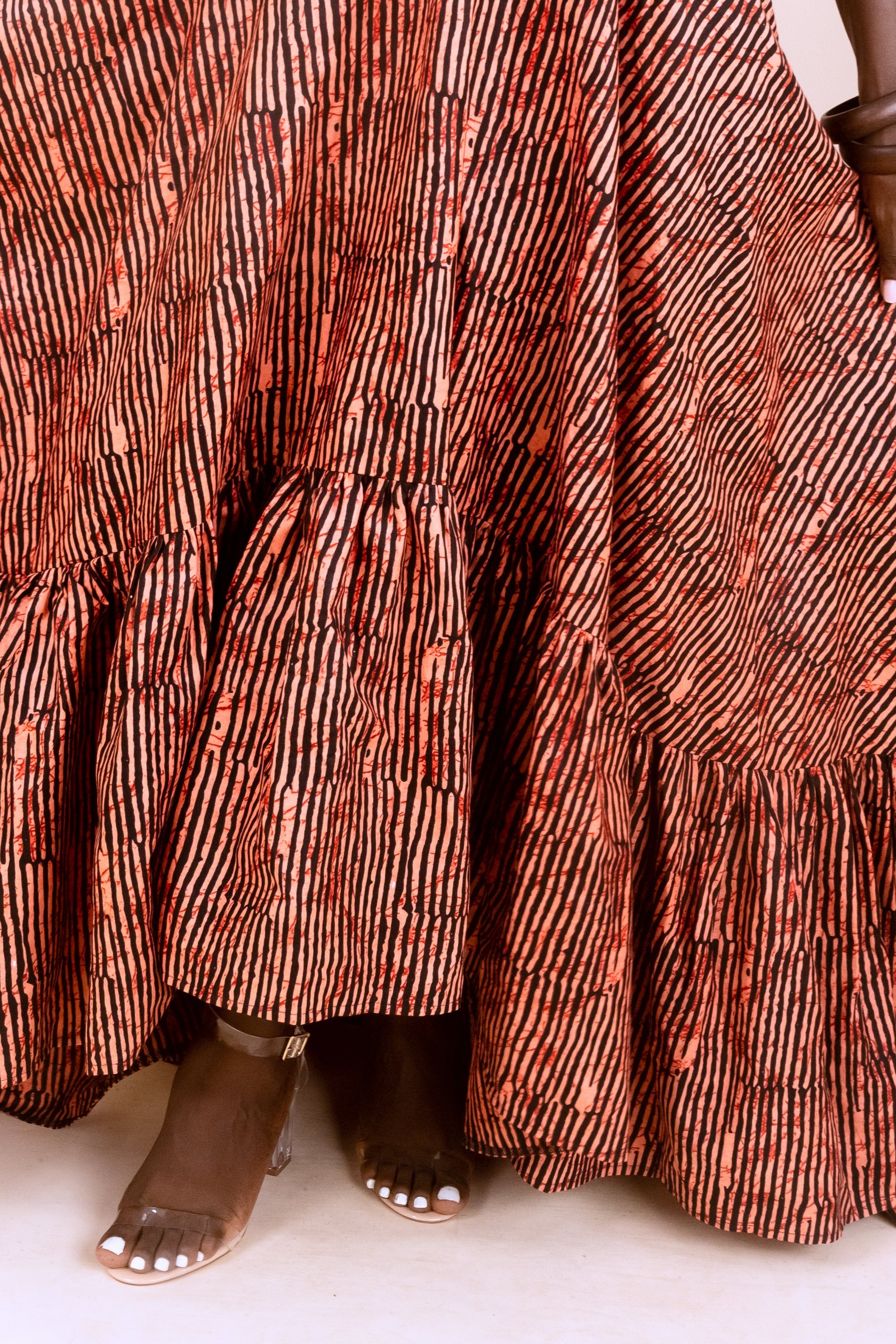 AMANI – Ankara African Print Corset High Low Dress