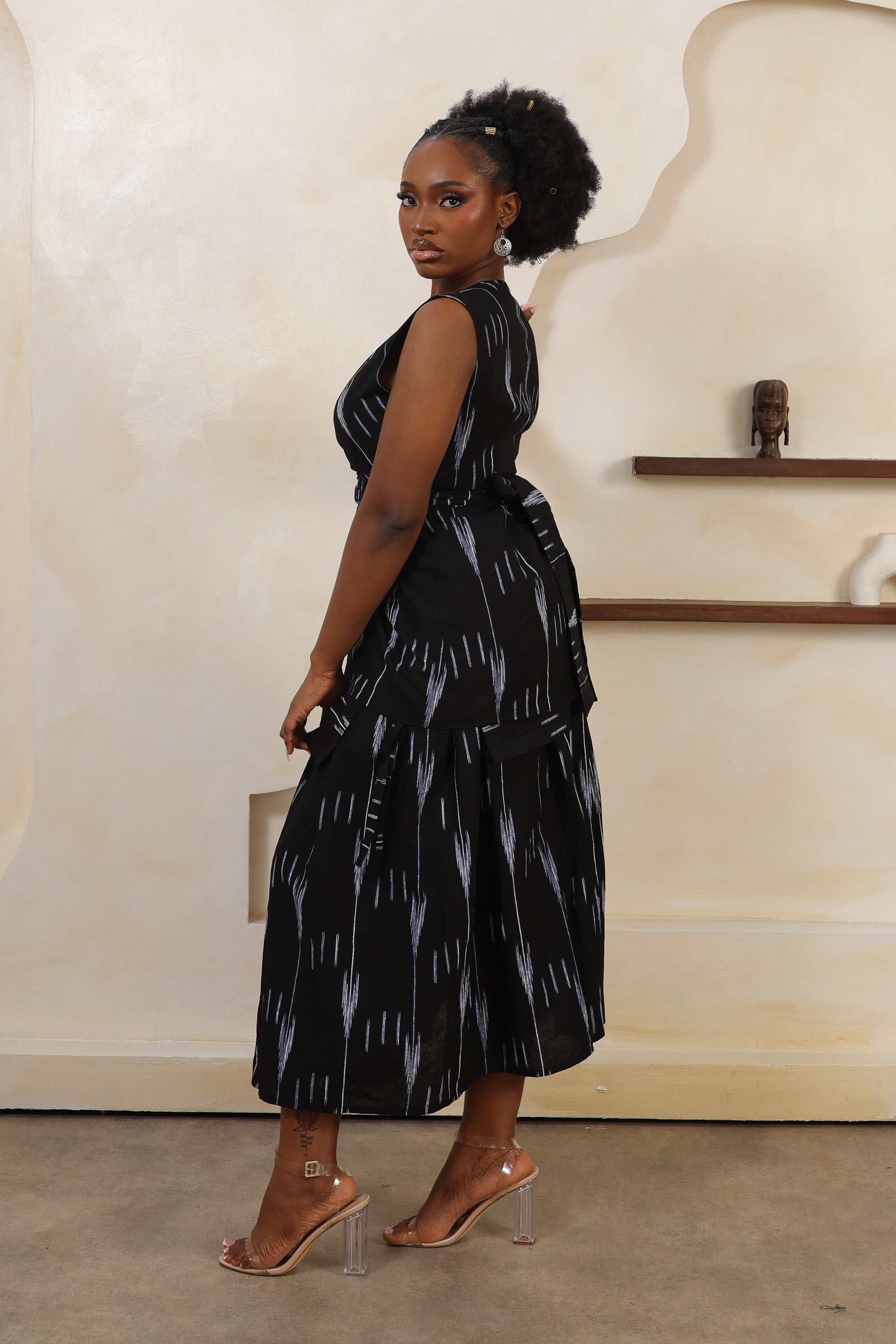 ARA Ikat Wrap Waistcoat - Women