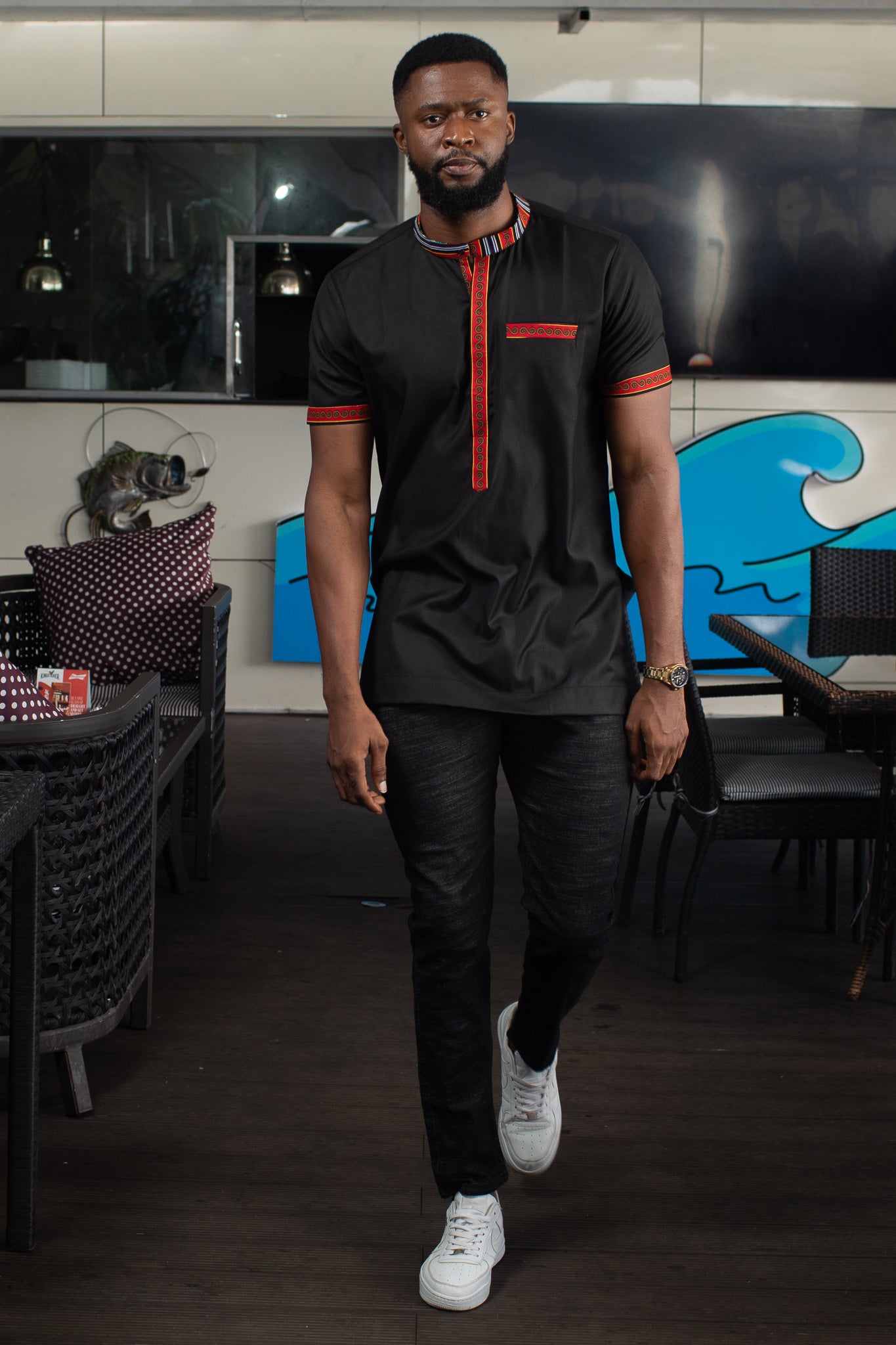 Diseye African Print Shirt