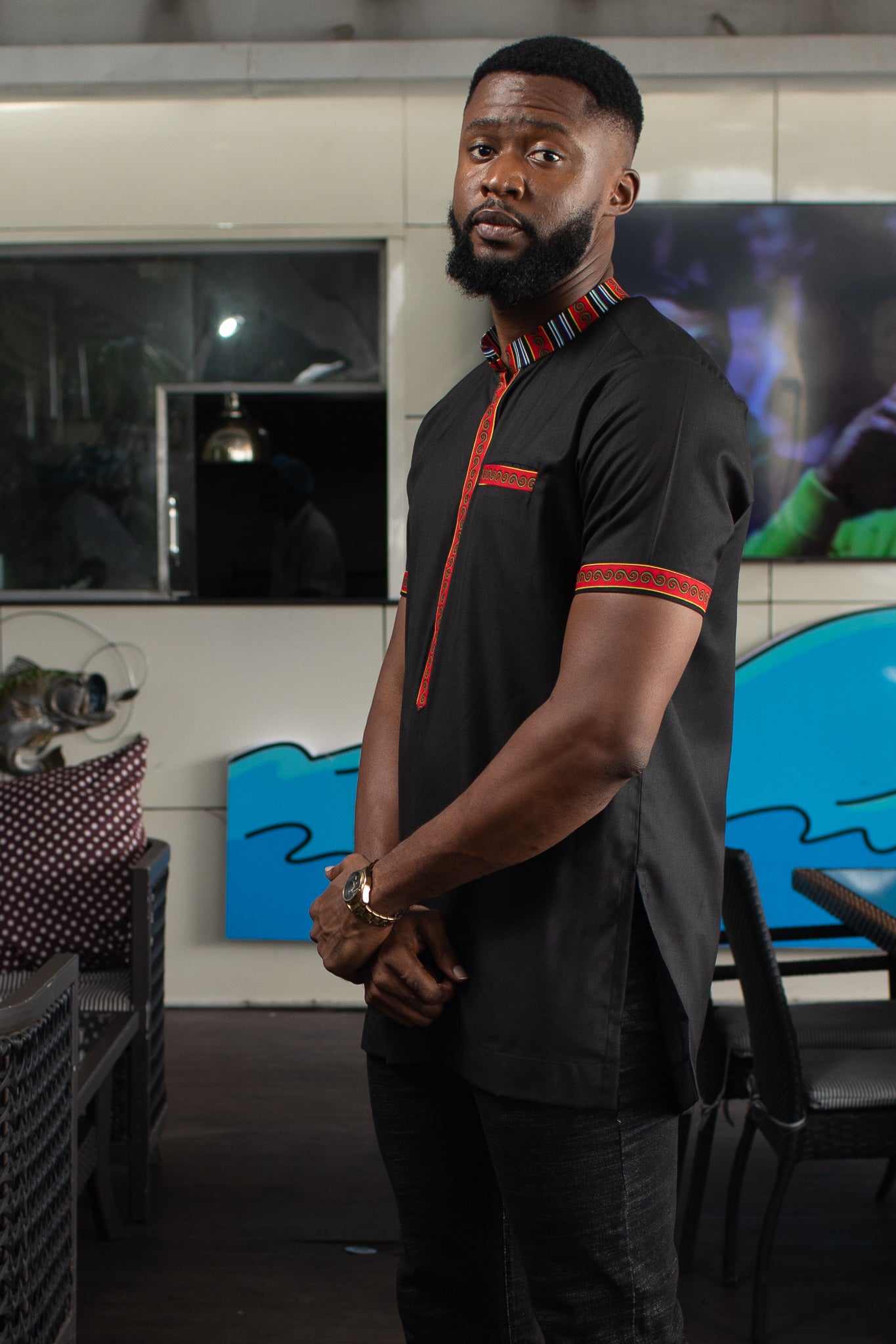 Diseye African Print Shirt