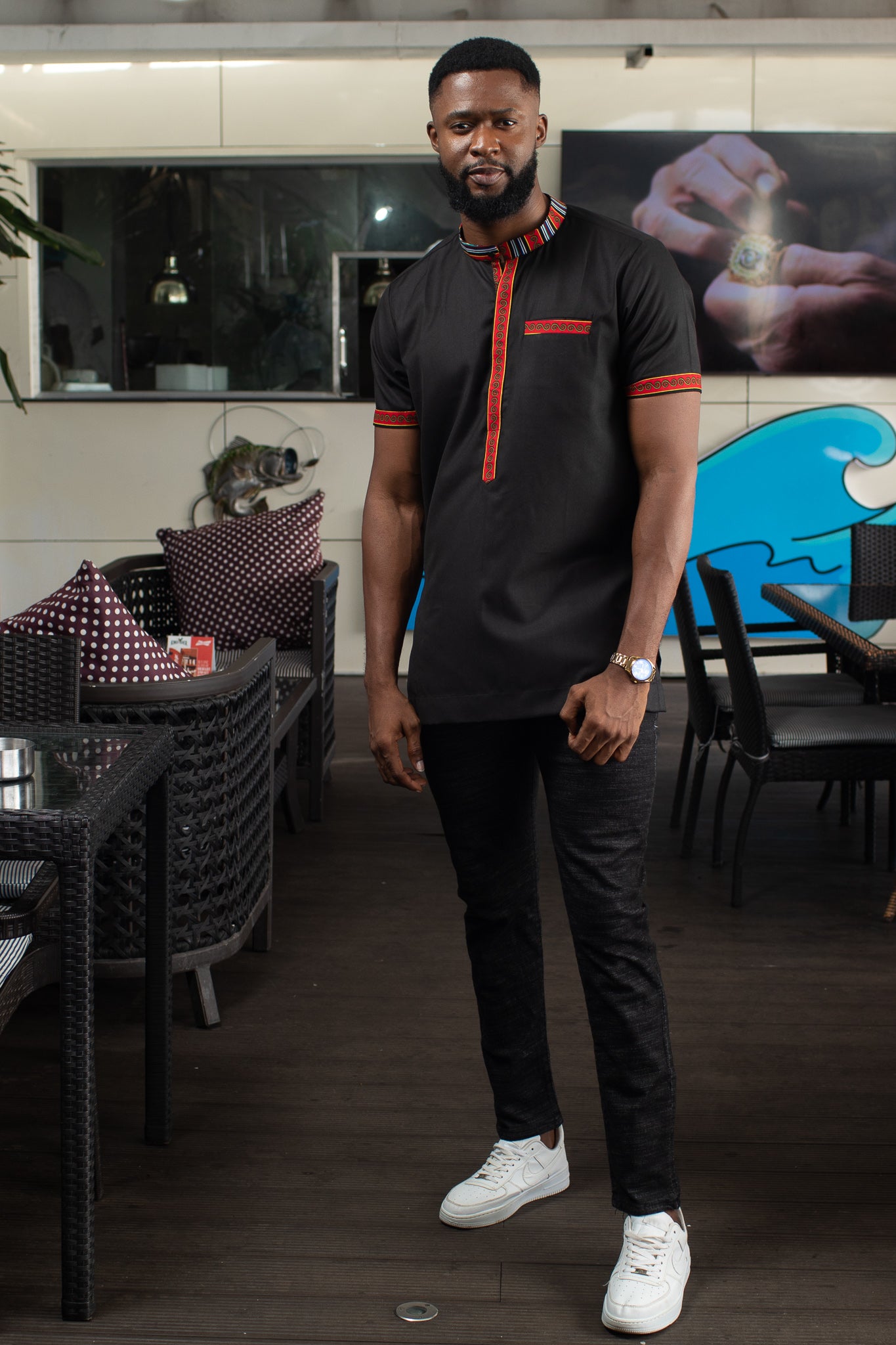 Diseye African Print Shirt