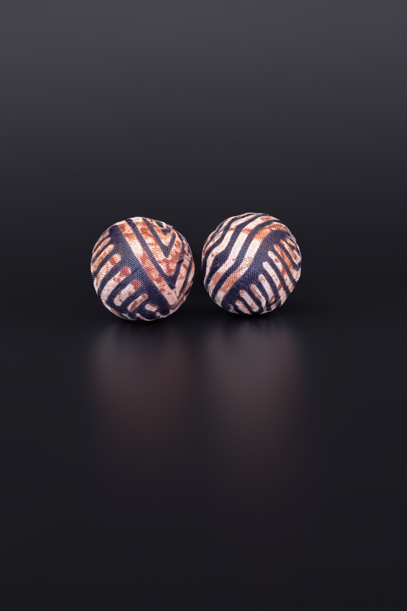 DUMI Ankara Button Stud Earrings — African print earring by Naborhi