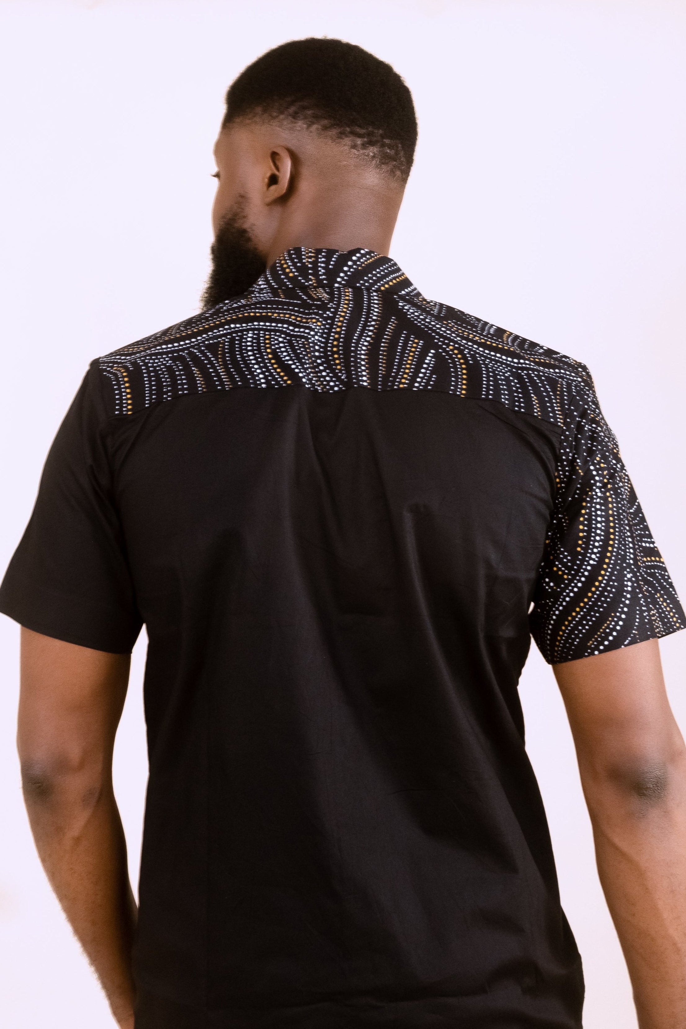 ENITAN – Ankara African Print Short Sleeve Shirt