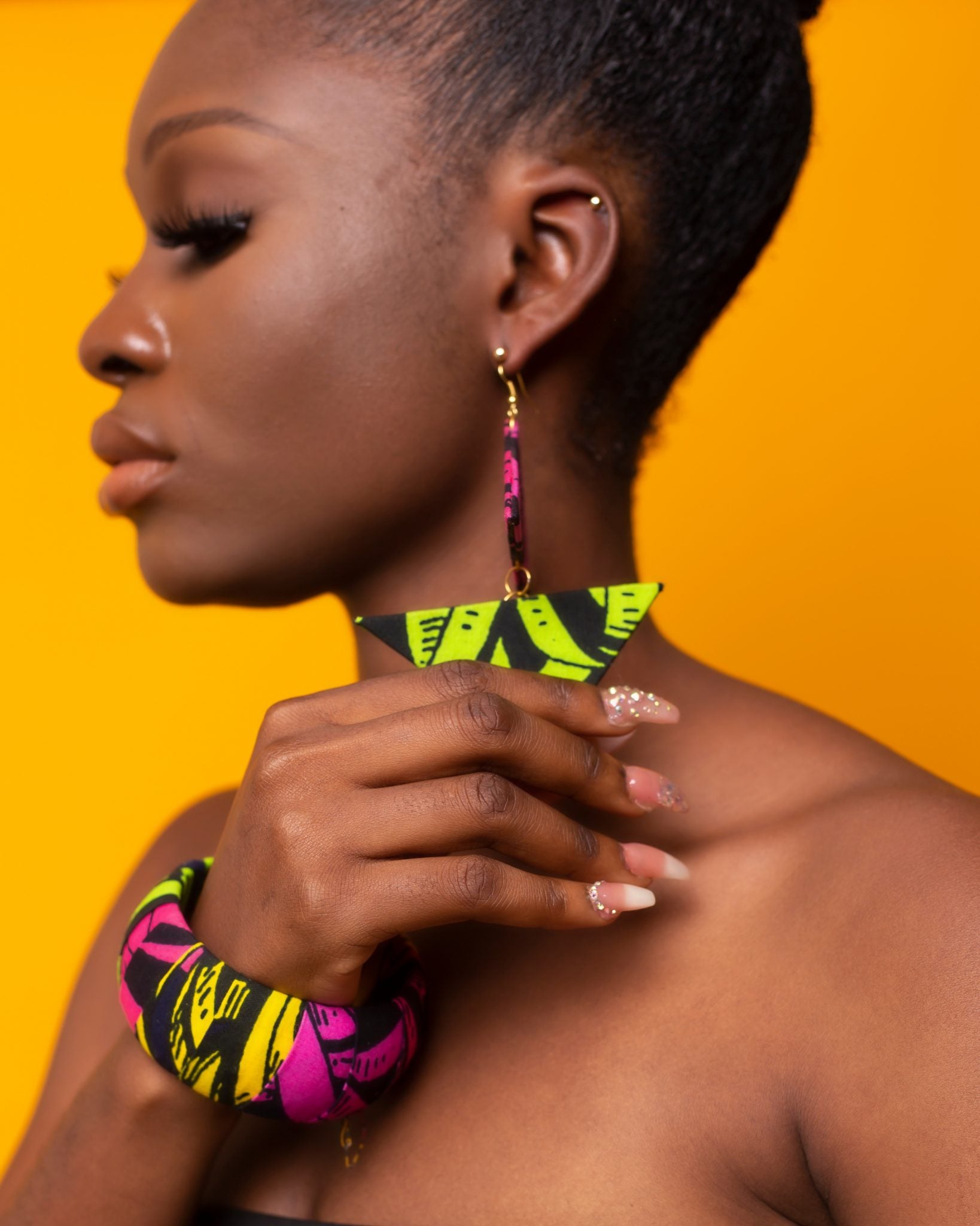 FAIKA Ankara Bangle Set