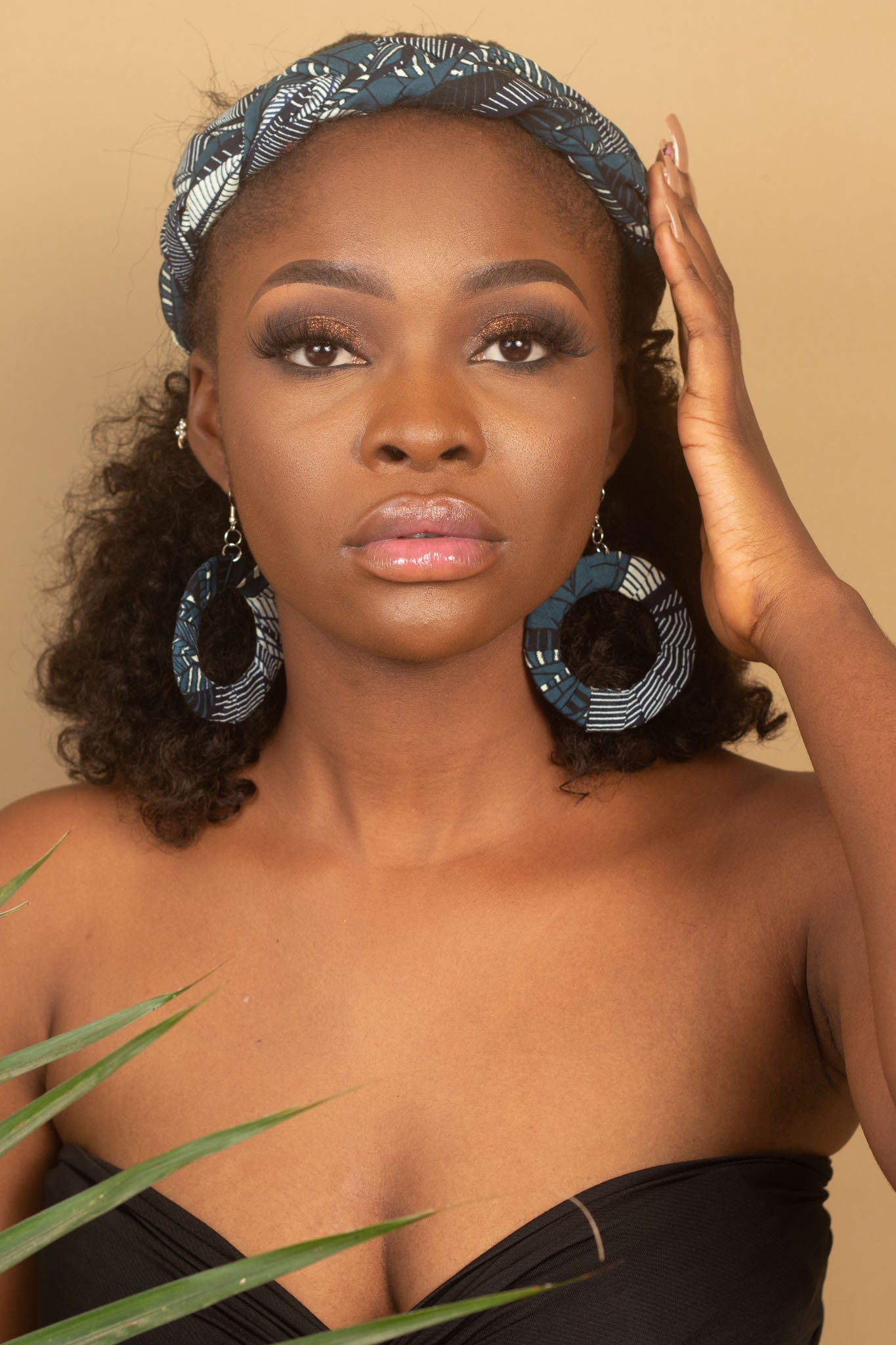 HANIFA Ankara Braided Headband