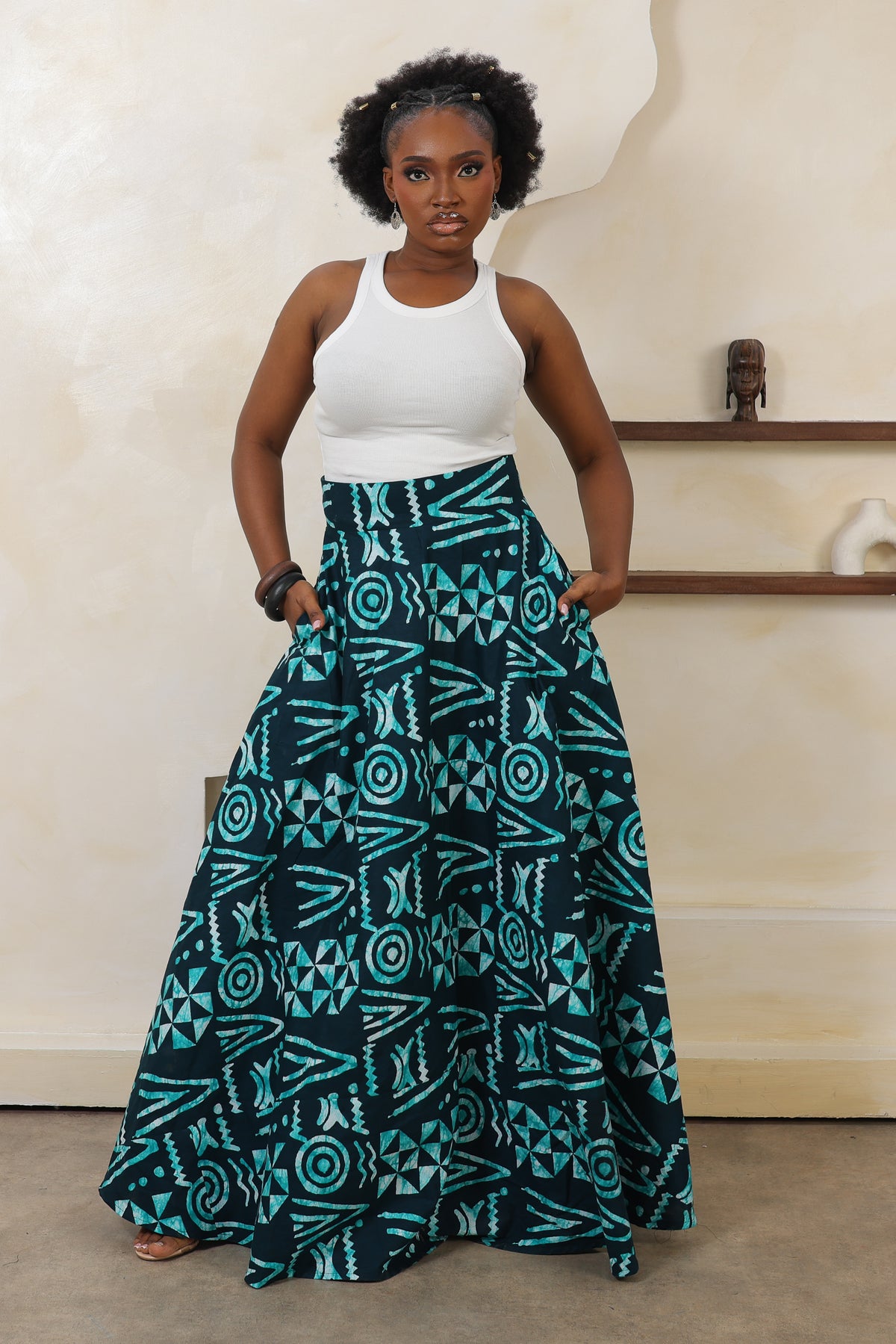 IYABO Flared Maxi Skirt - Women