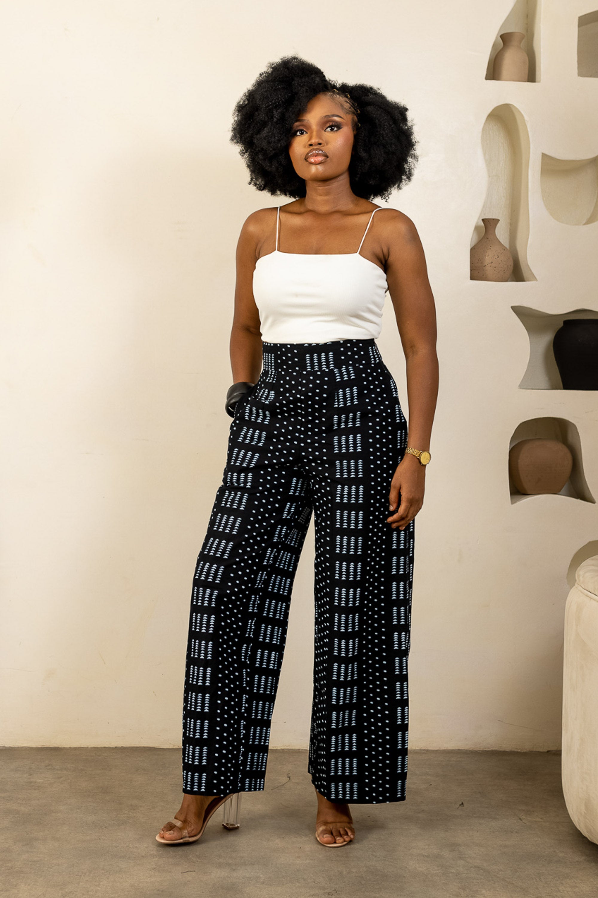 KELE Ankara Palazzo Trousers - Women
