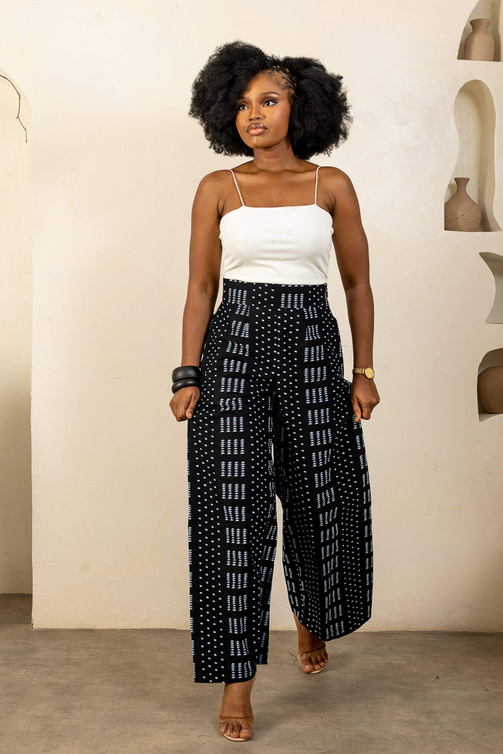 KELE Ankara Palazzo Trousers - Women