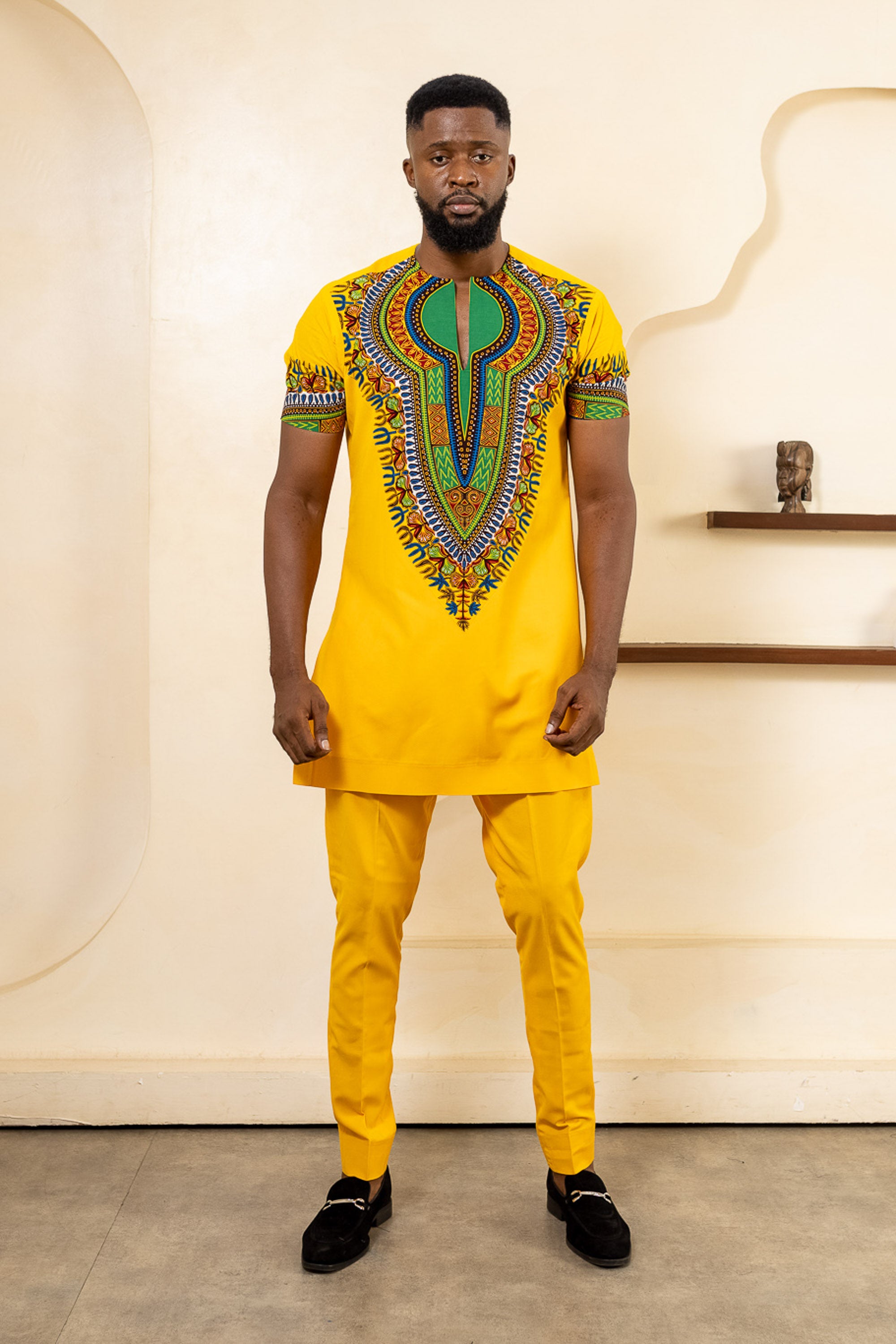 LEKE Ankara Shirt - Men
