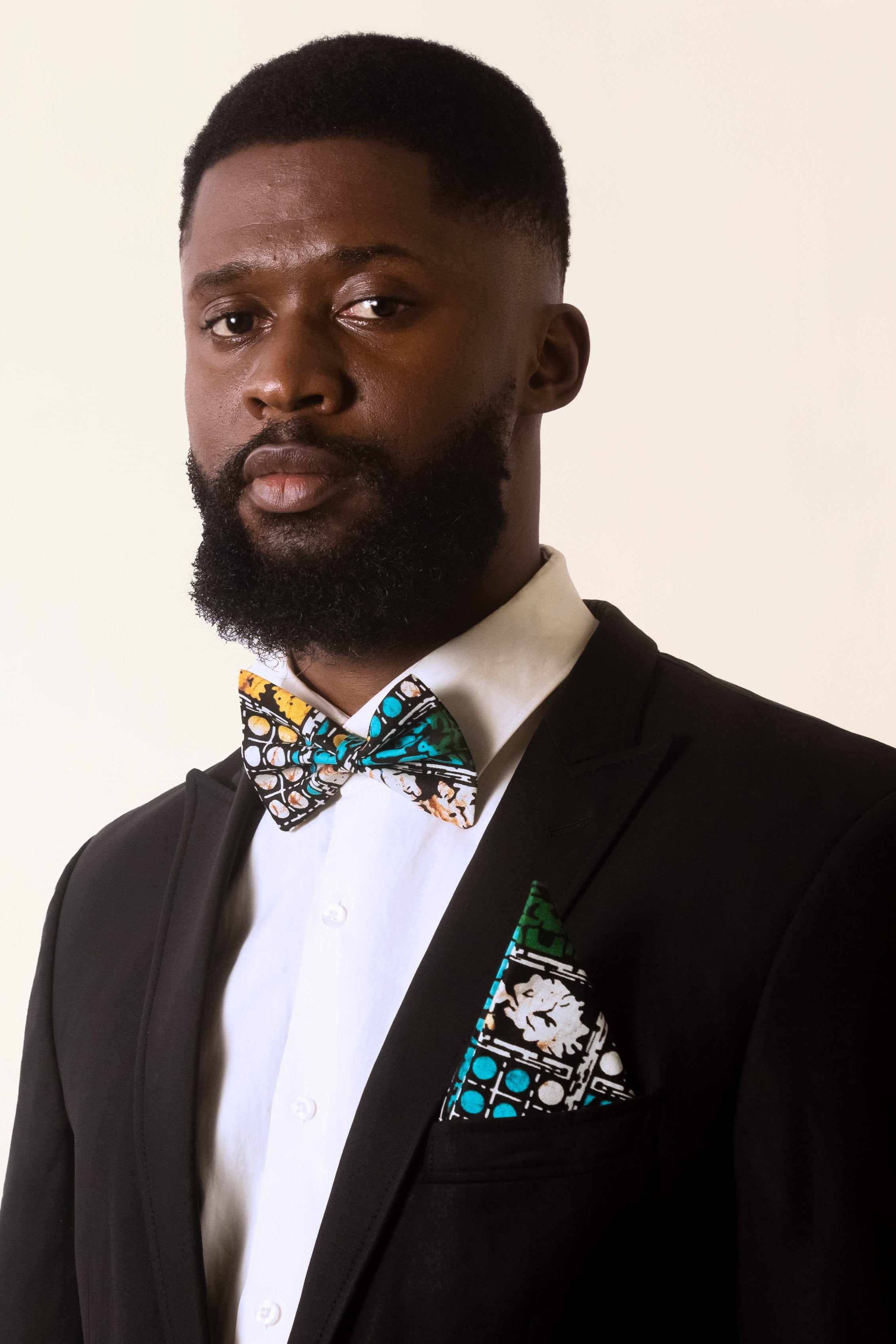 MAKEDA – Ankara African Print Mens Pocket Square