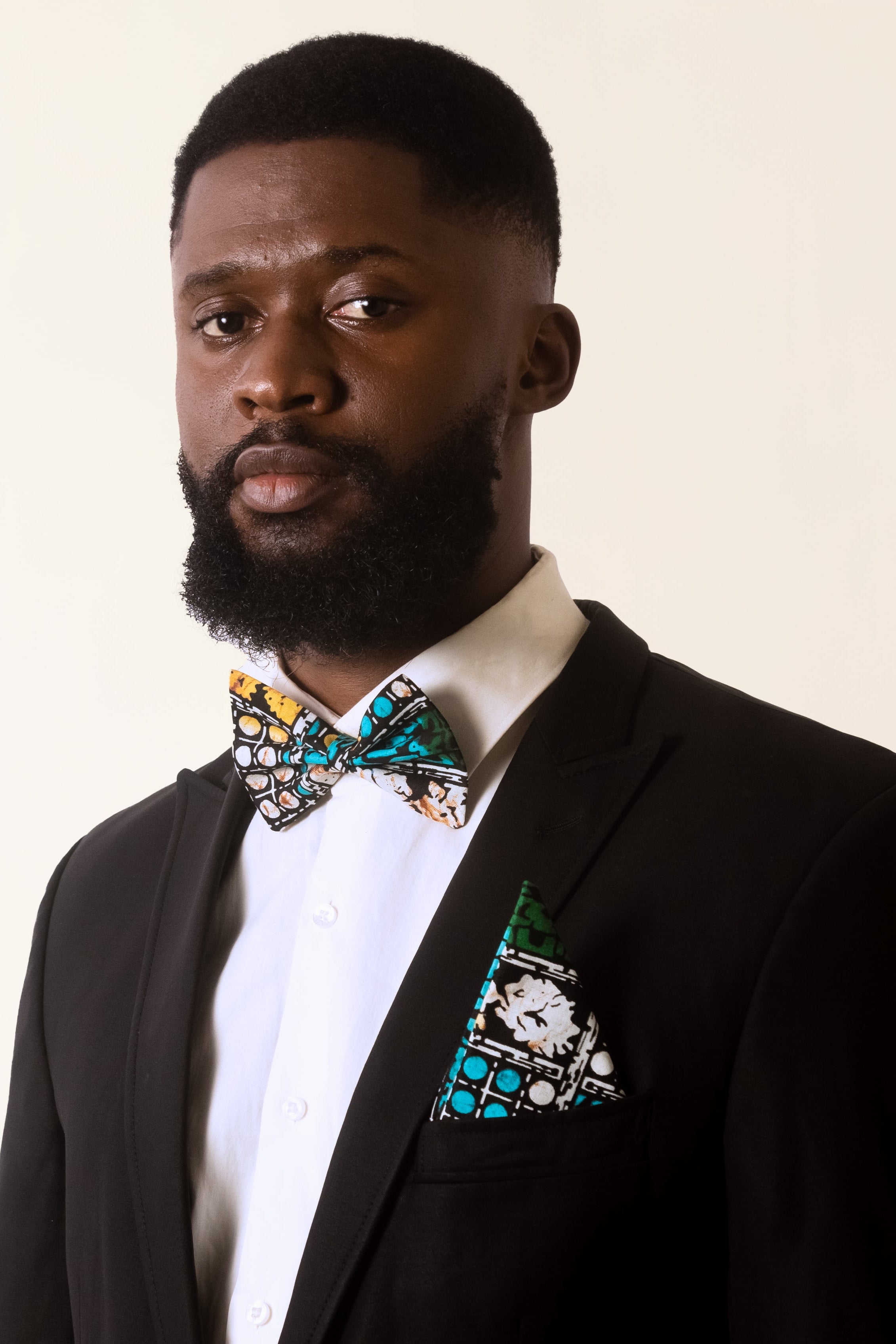 MAKEDA – Ankara African Print Mens Bow Tie