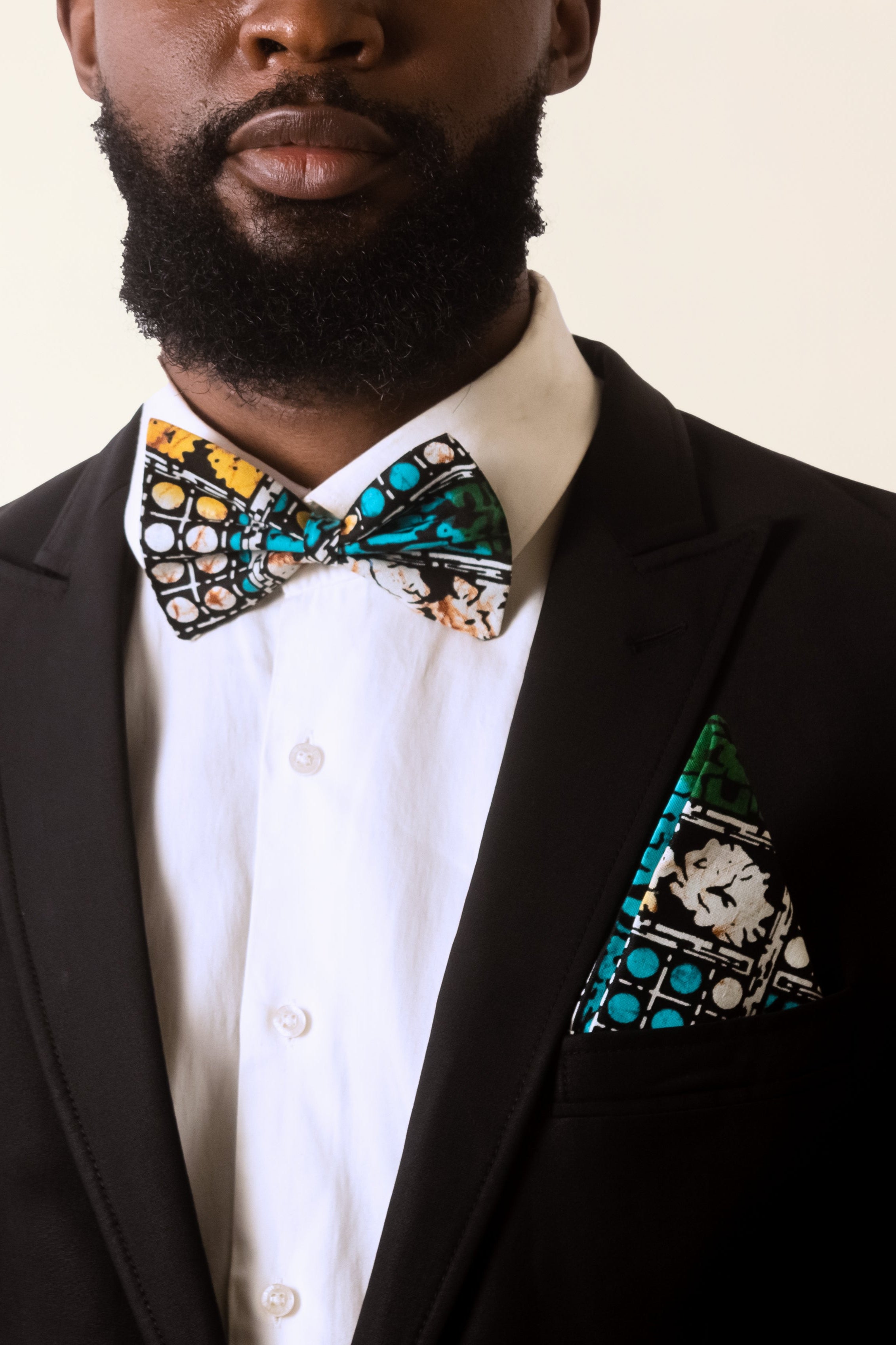 MAKEDA – Ankara African Print Mens Pocket Square