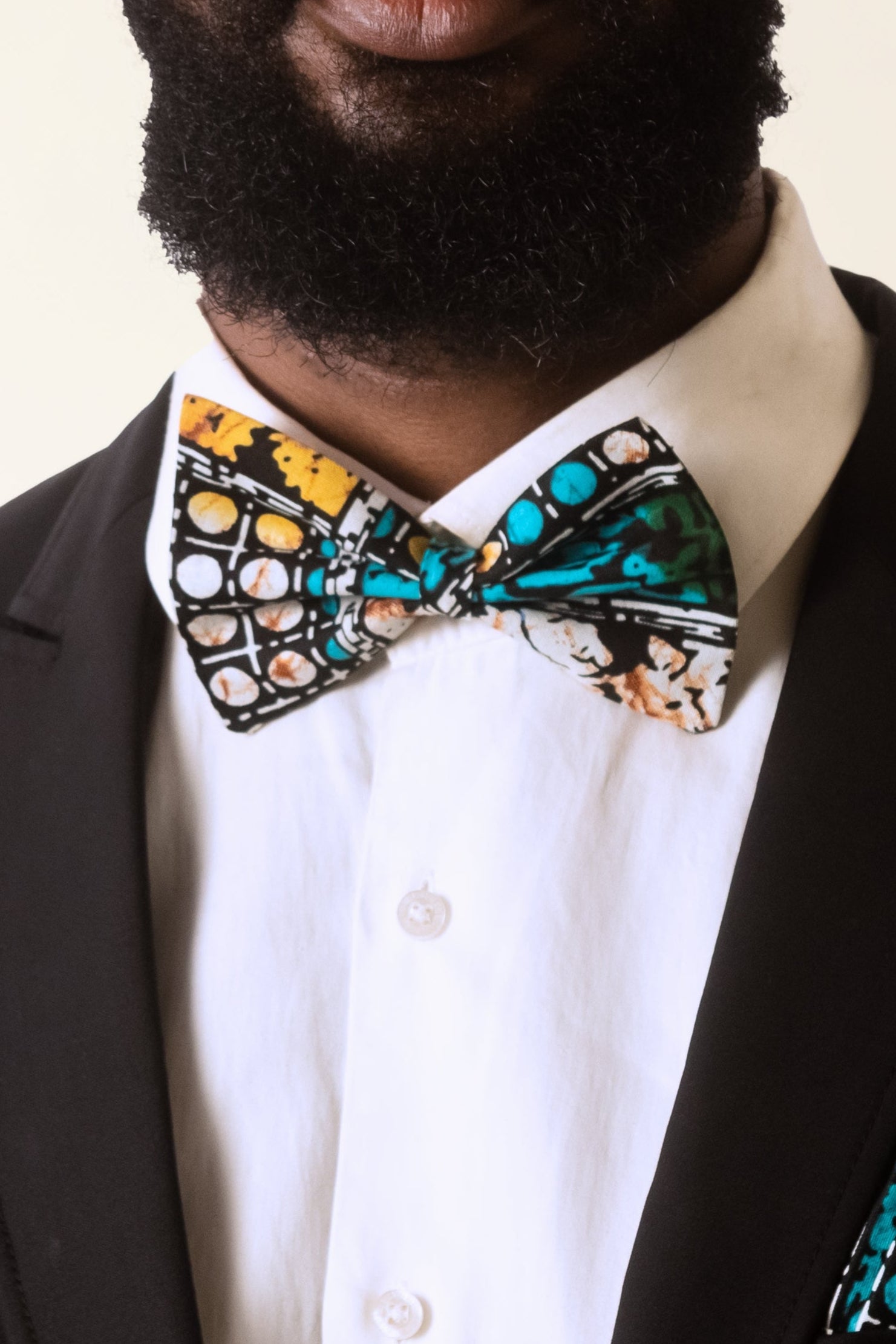 MAKEDA – Ankara African Print Mens Bow Tie