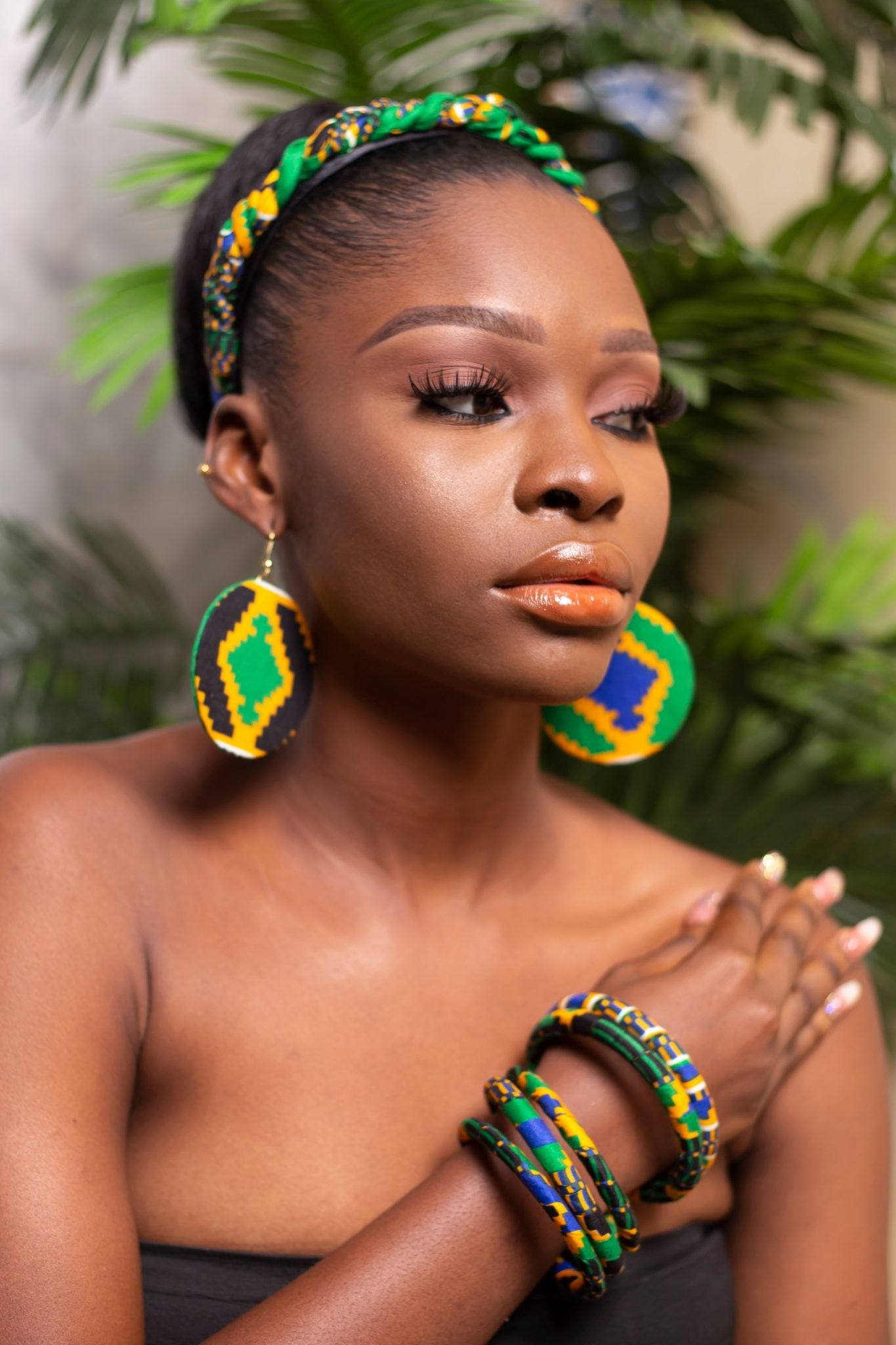 MANDISA Ankara Headband Set — African print headband by Naborhi