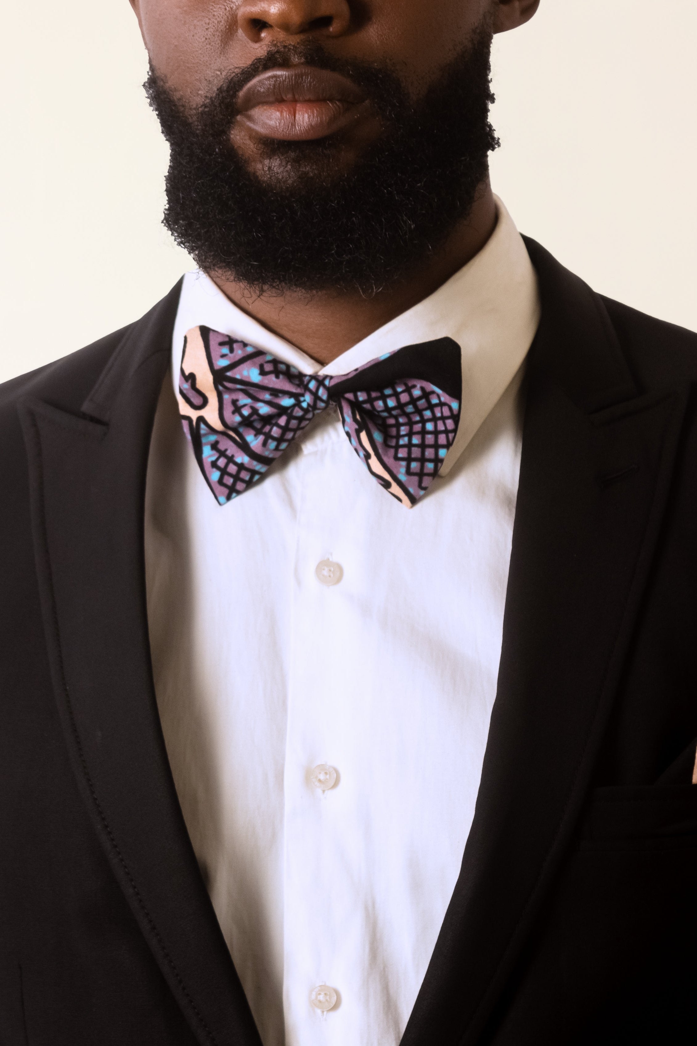 MBALI – Ankara African Print Mens Bow Tie
