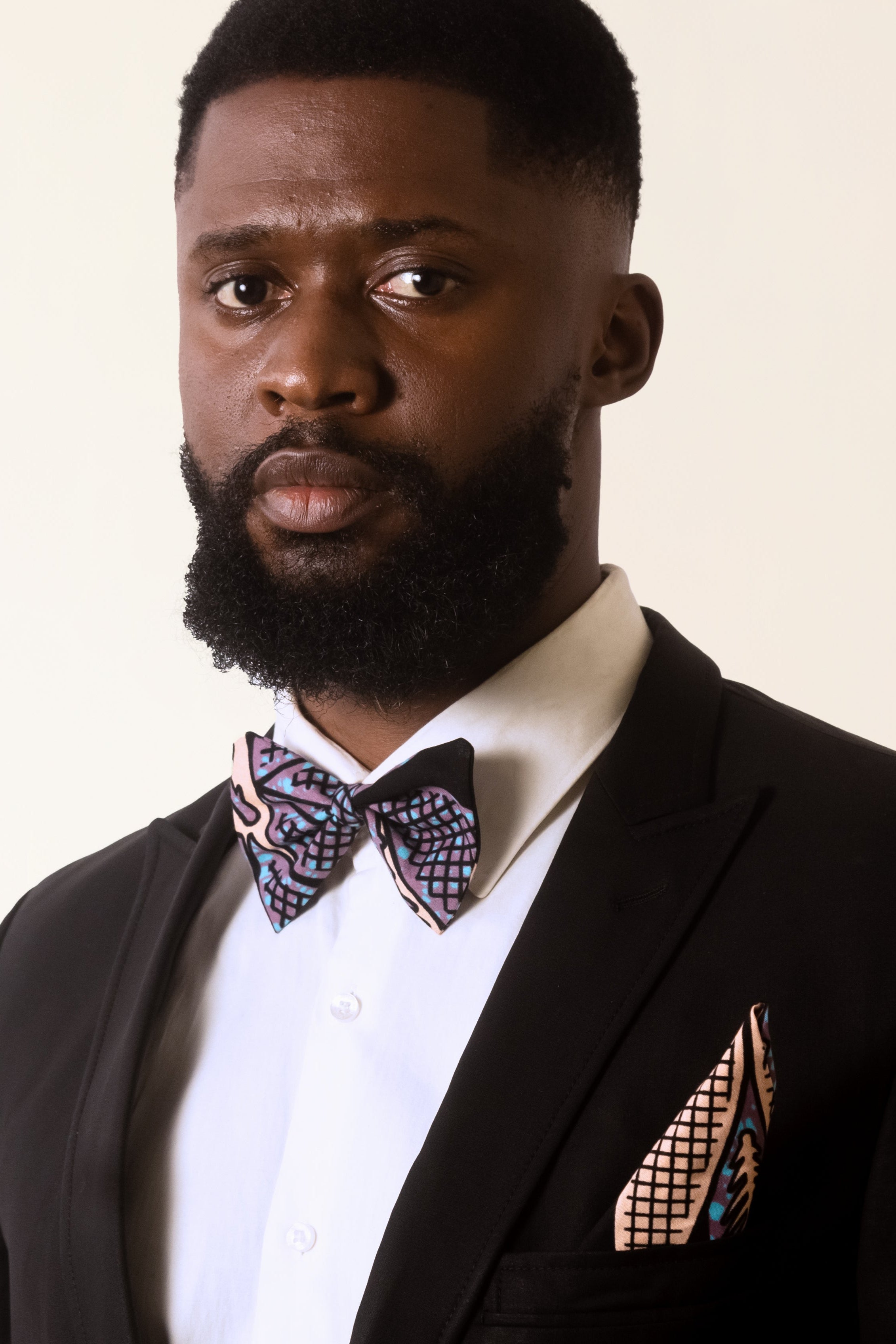 MBALI – Ankara African Print Mens Bow Tie