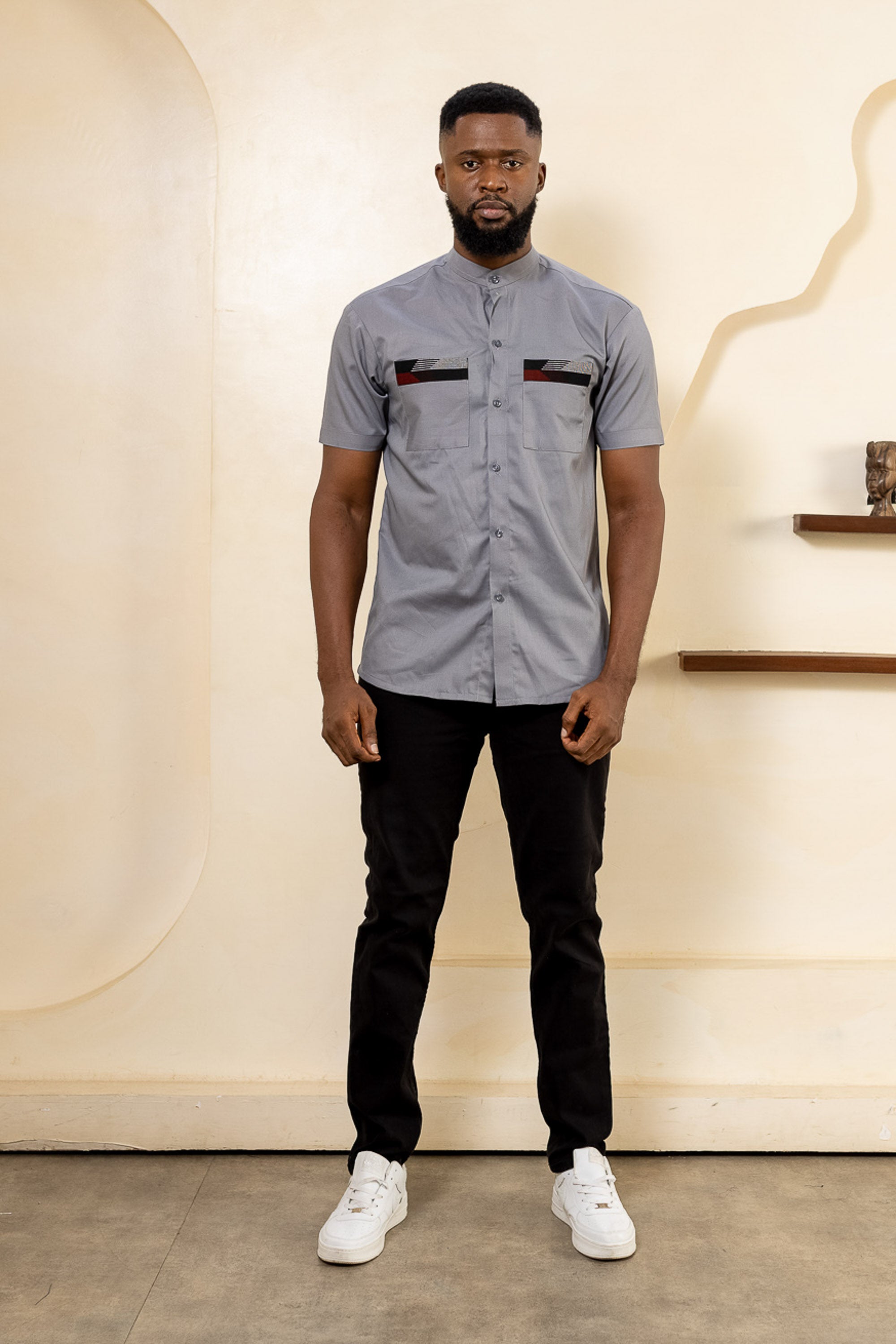 MOYA ASH Ankara Shirt - Men