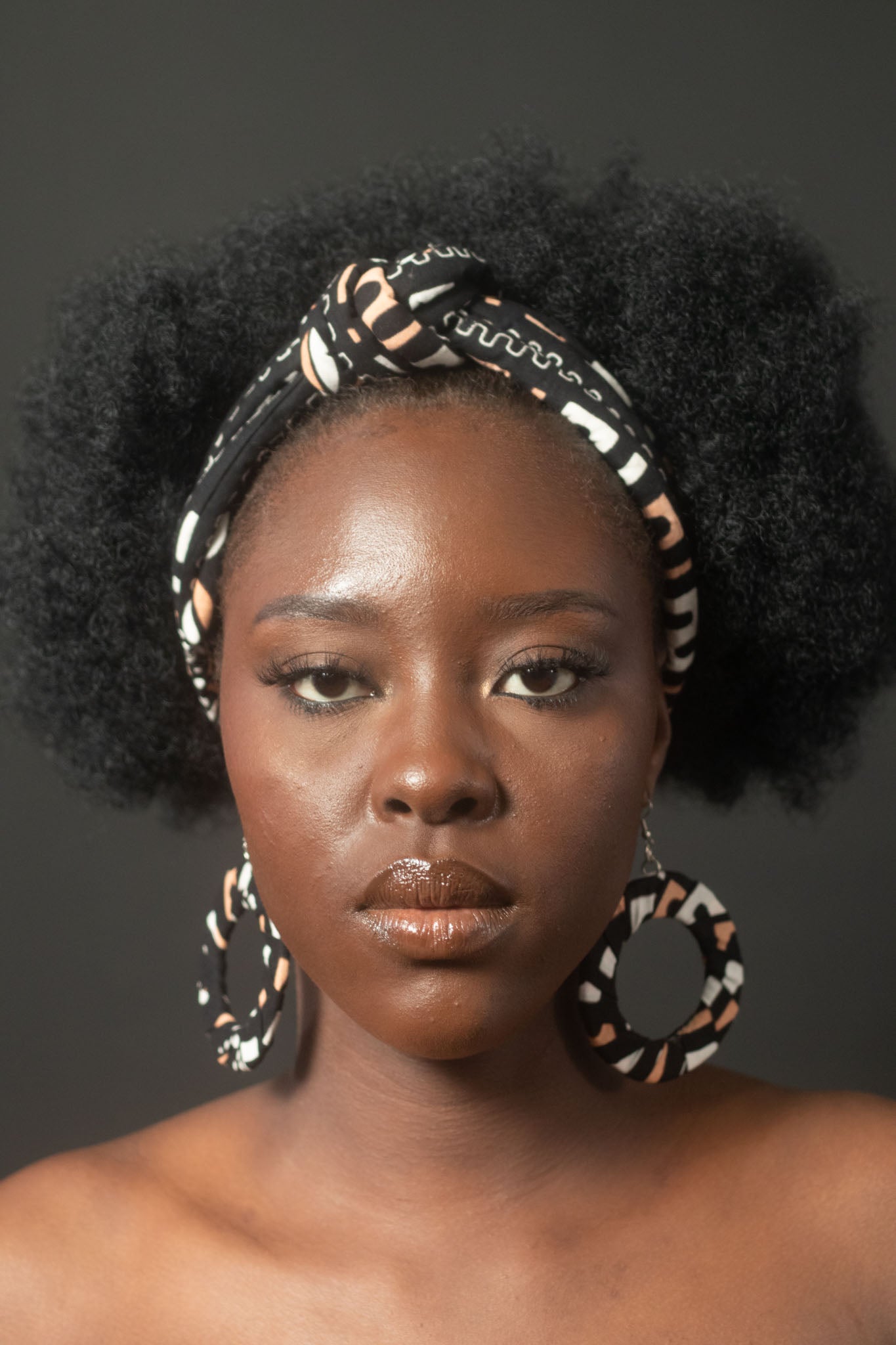 NANA African Print Ankara Knot Front Headband