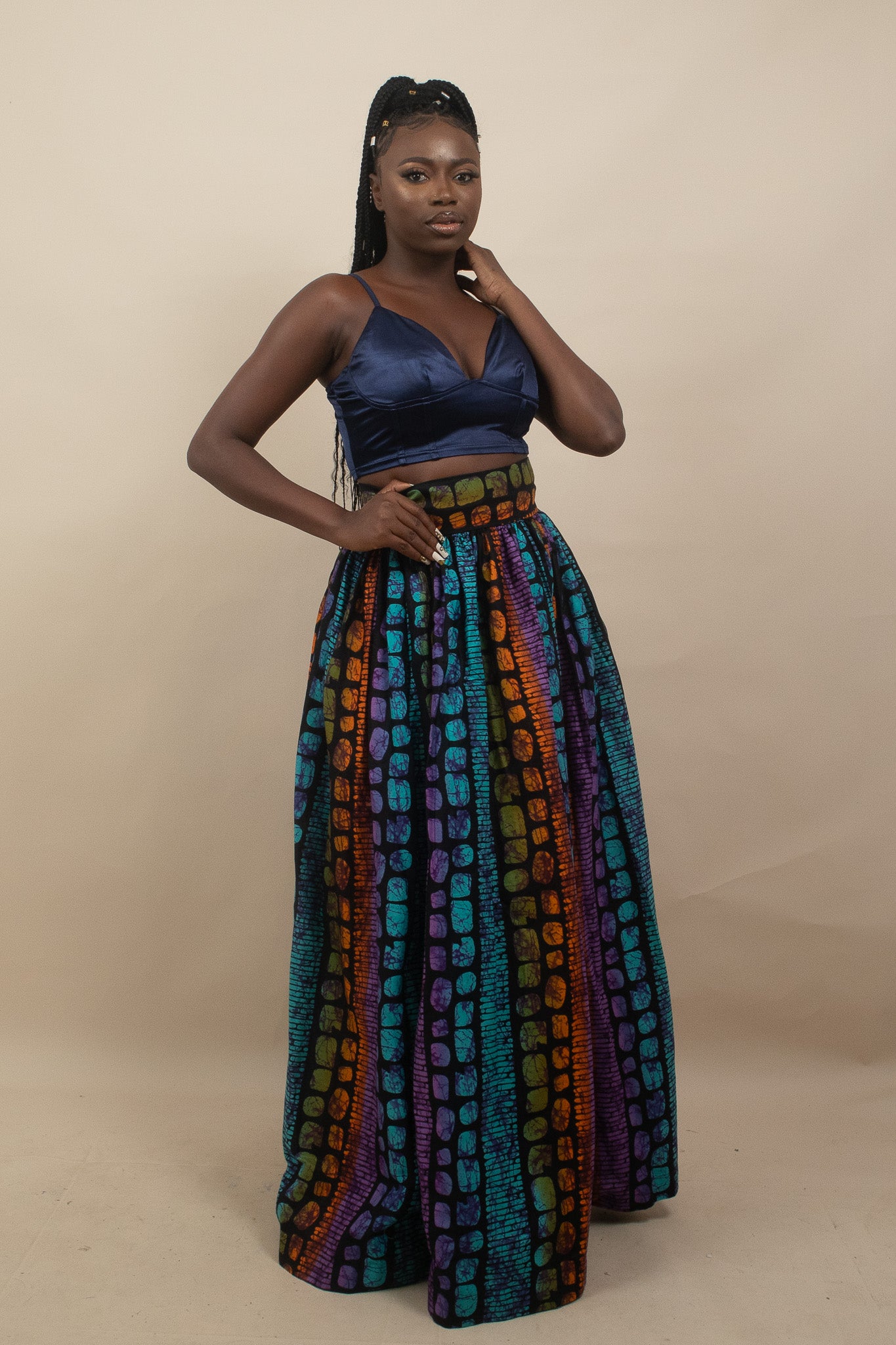 ODOSA African Print Skirt
