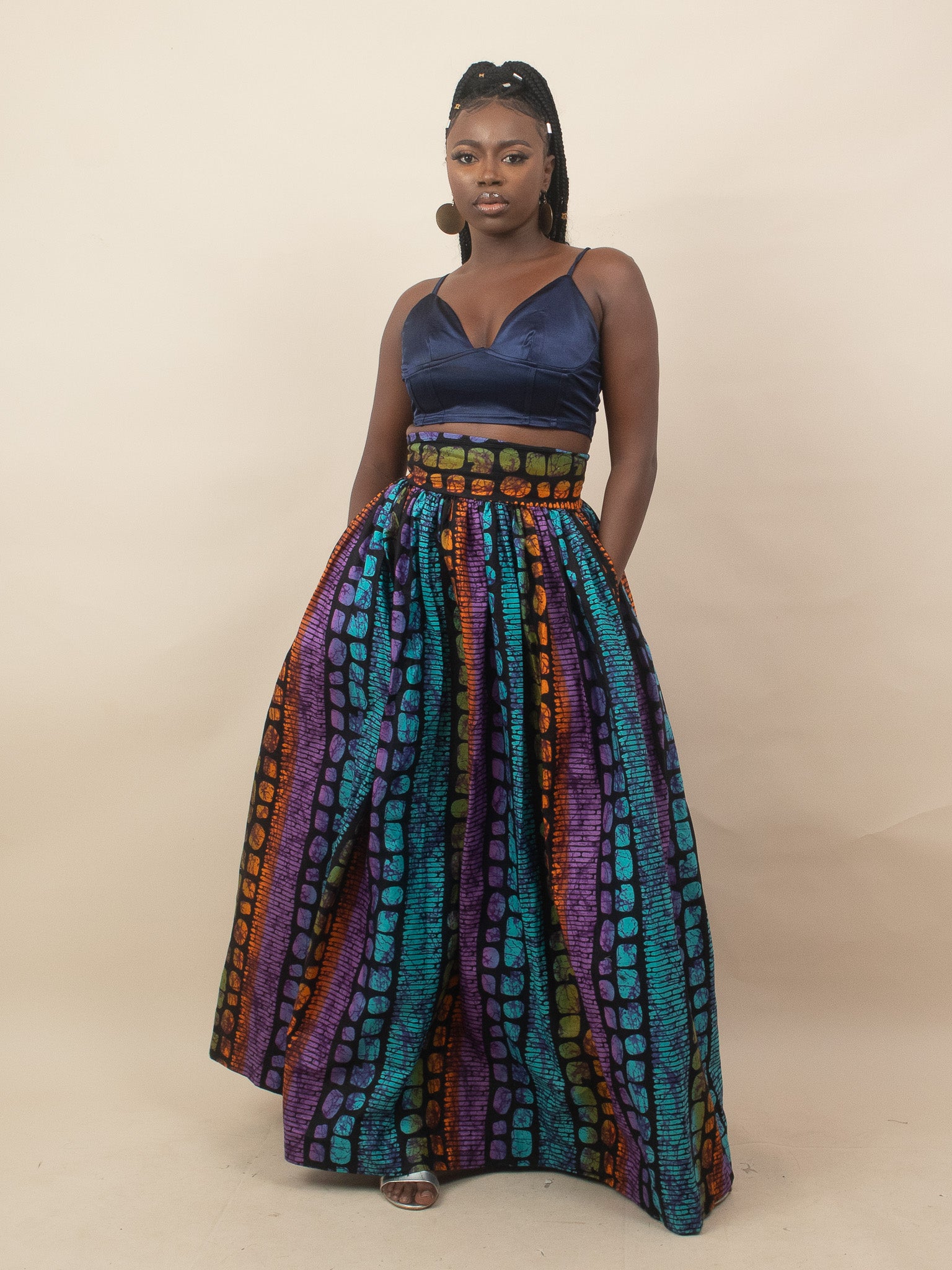 ODOSA African Print Skirt
