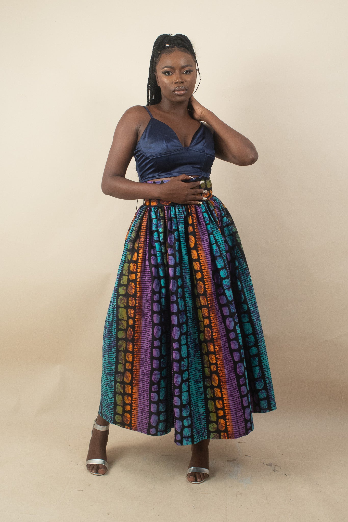 ODOSA African Print Skirt