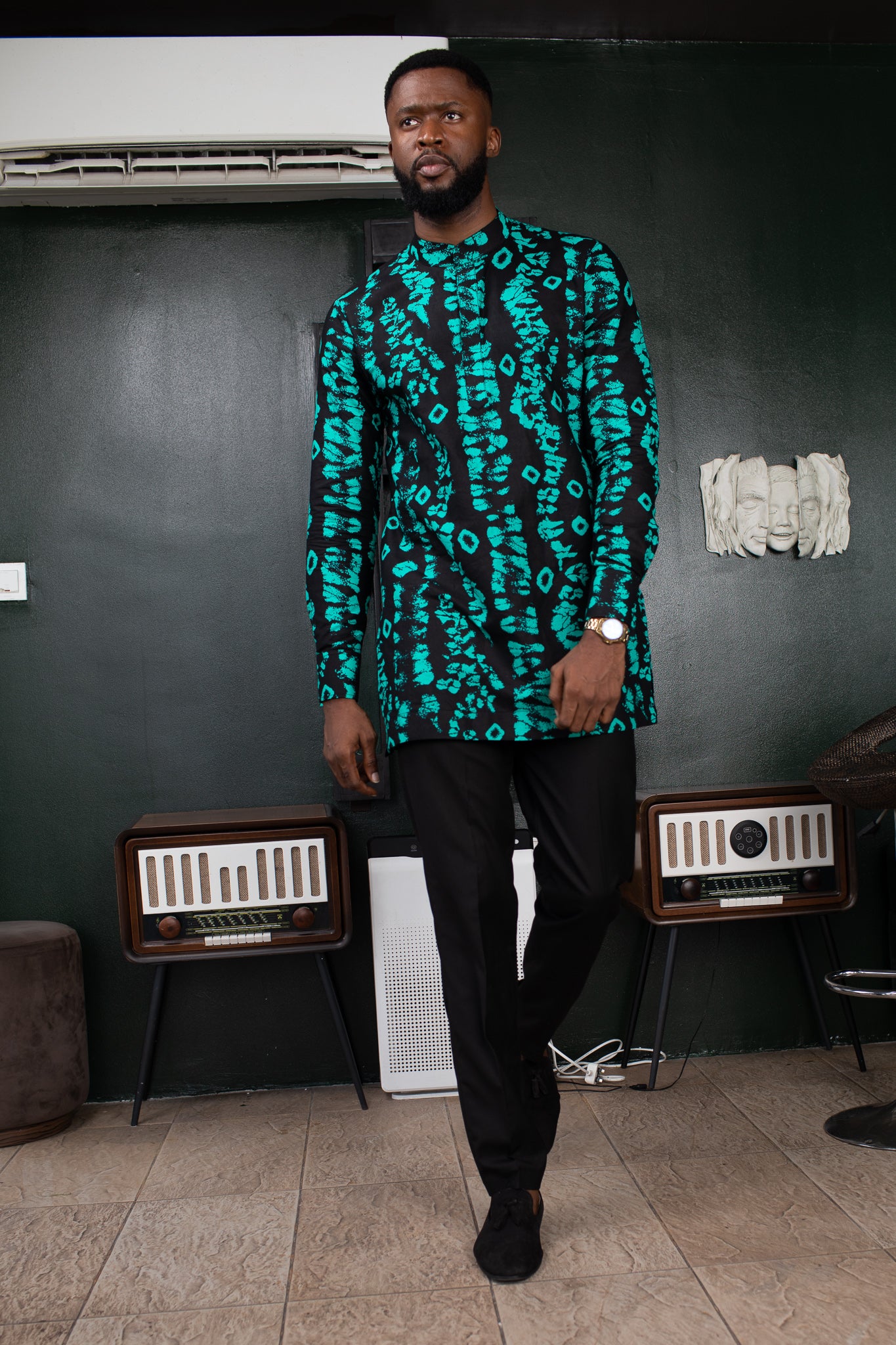 Sanyu African Print Ankara Shirt