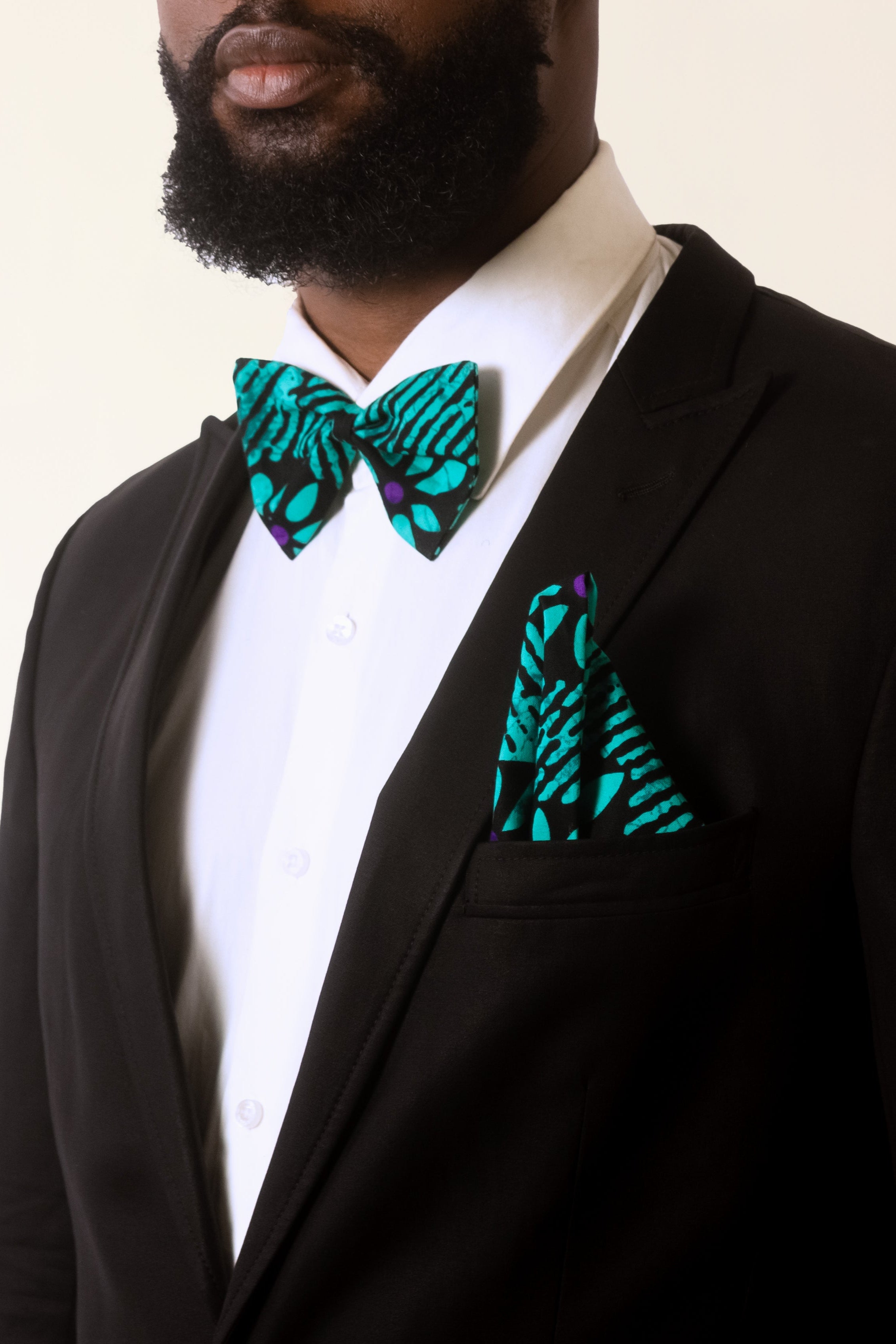TAJI – Ankara African Print Mens Pocket Square