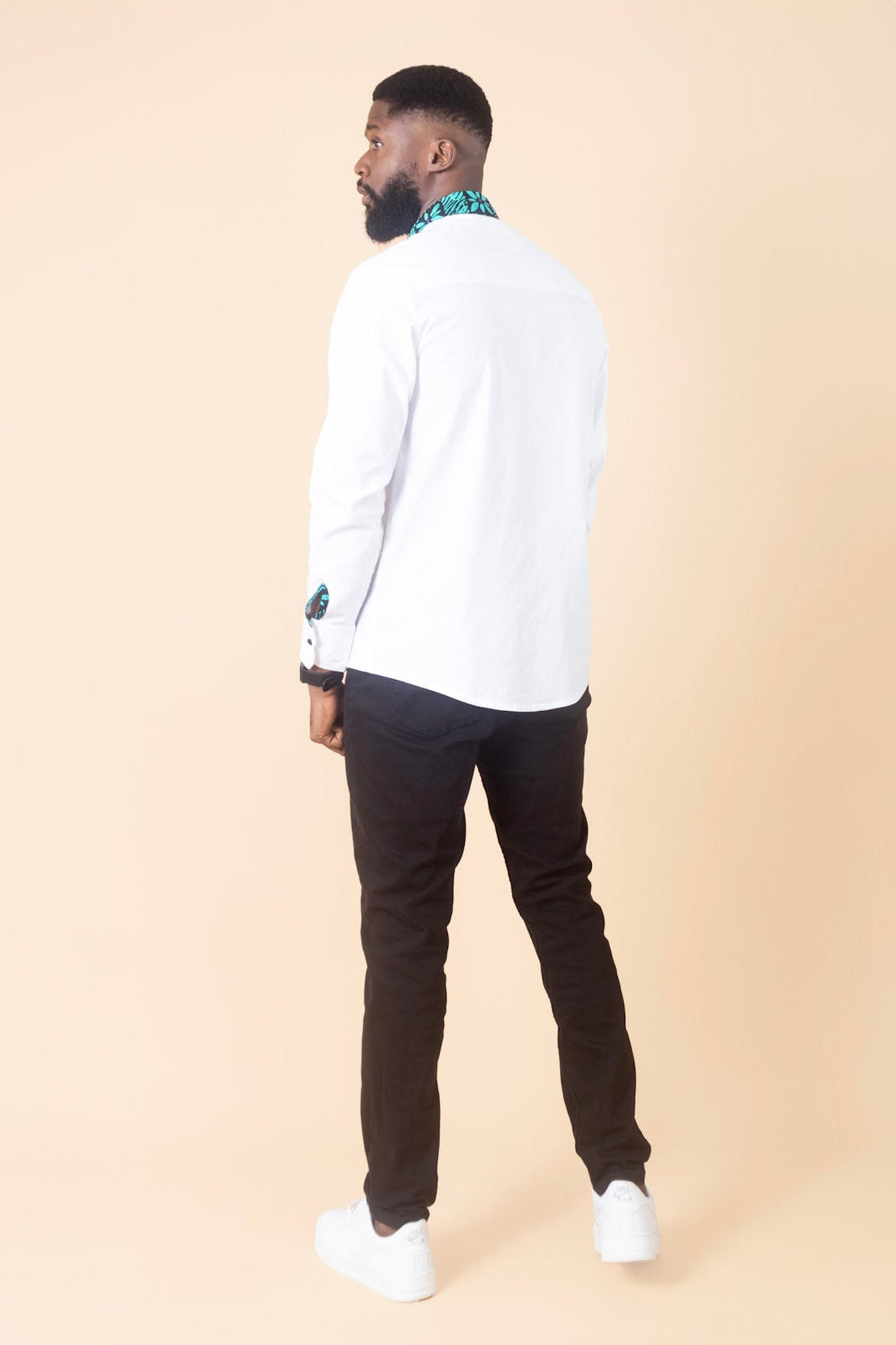 TAJI – Ankara African Print Long Sleeve Shirt