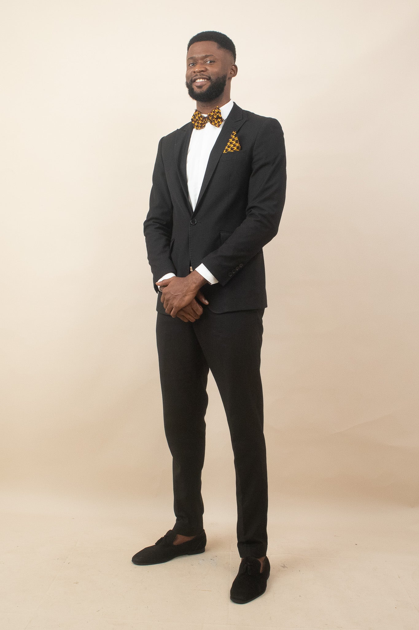 TAJU African Print Ankara Bow Tie