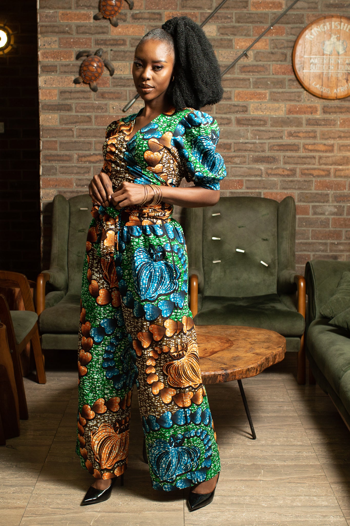 Zari African Print Culottes/Palazzo Trousers