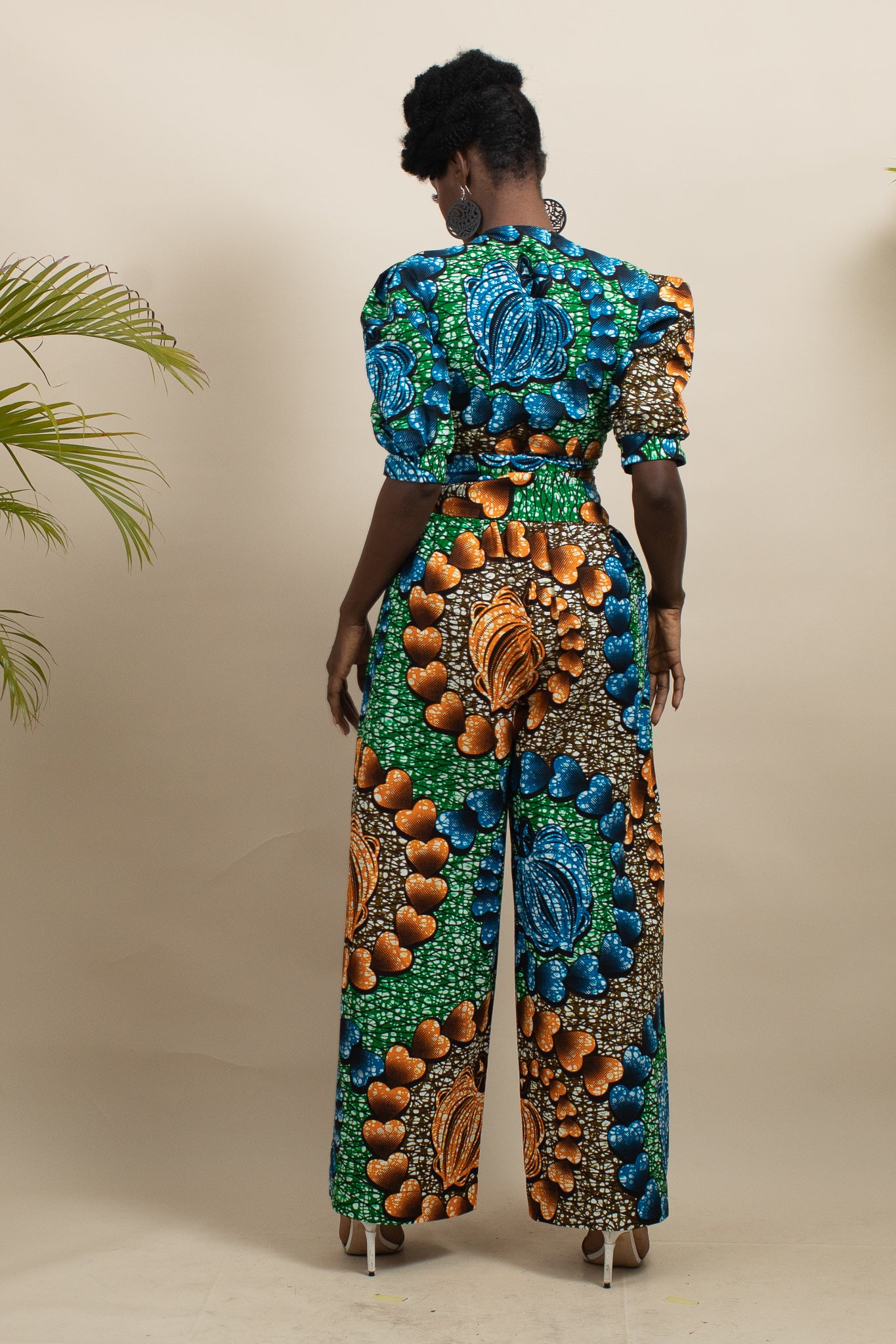 Zari African Print Culottes/Palazzo Trousers