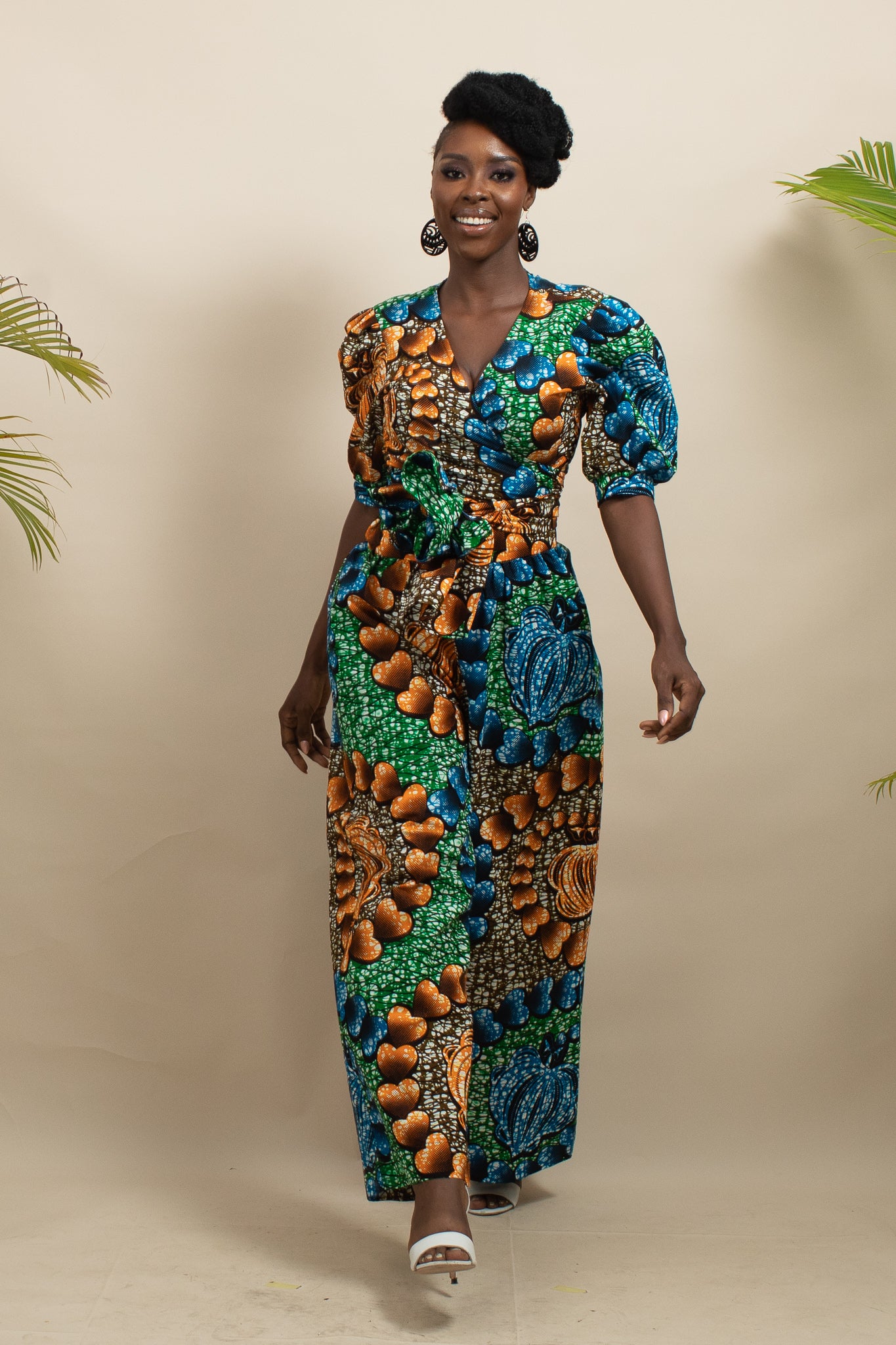Zari African Print Culottes/Palazzo Trousers