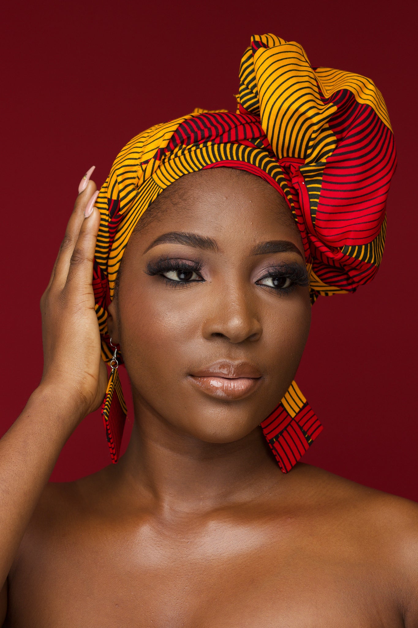 ZARINA Ankara Head Wrap — African print head wrap by Naborhi
