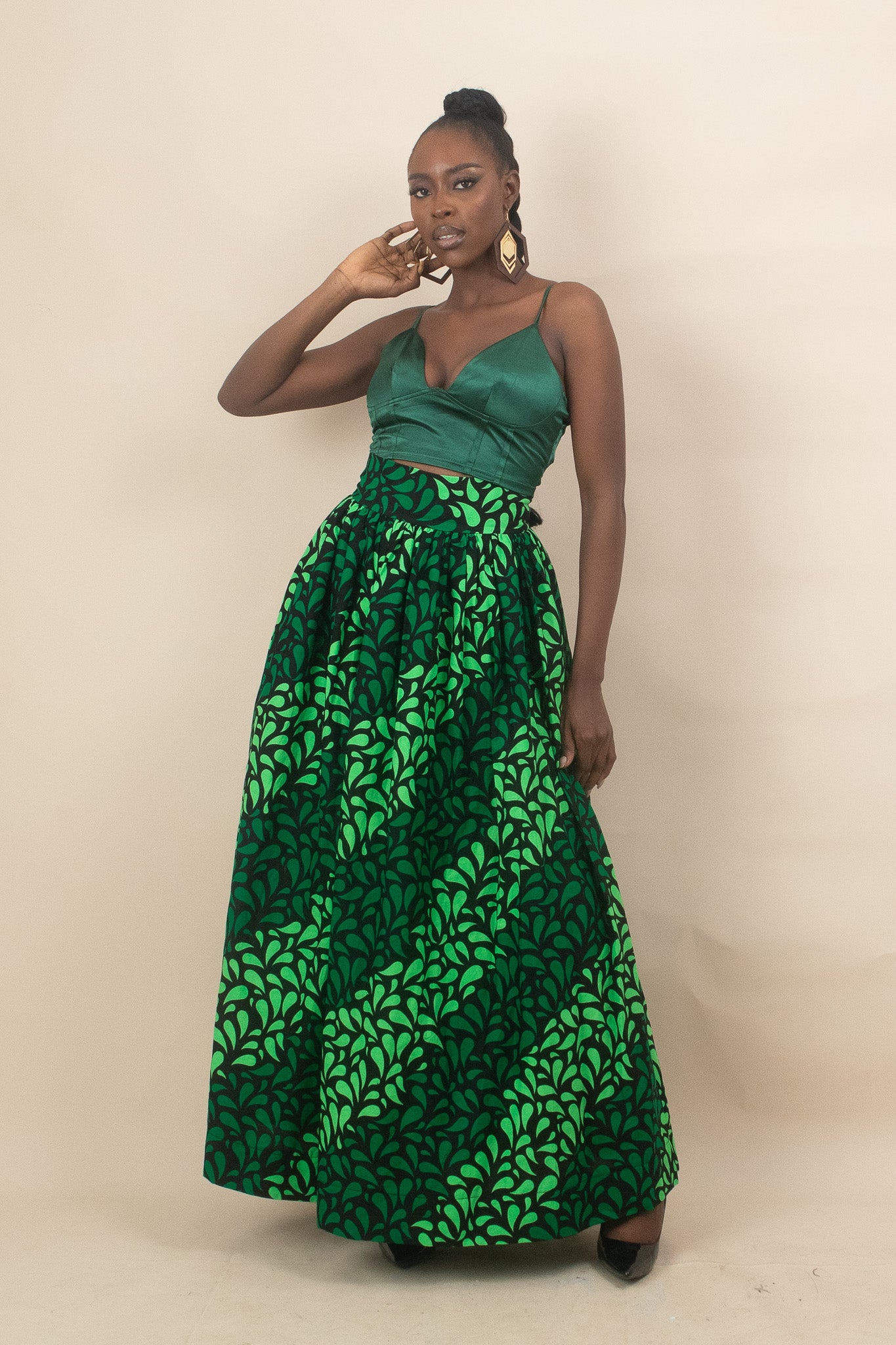 ZORLE African Print Skirt