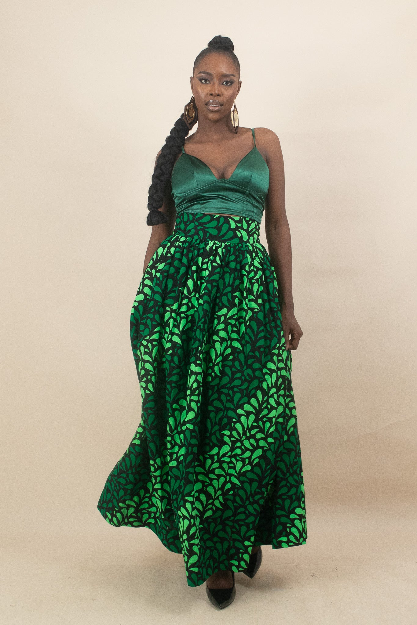 ZORLE African Print Skirt
