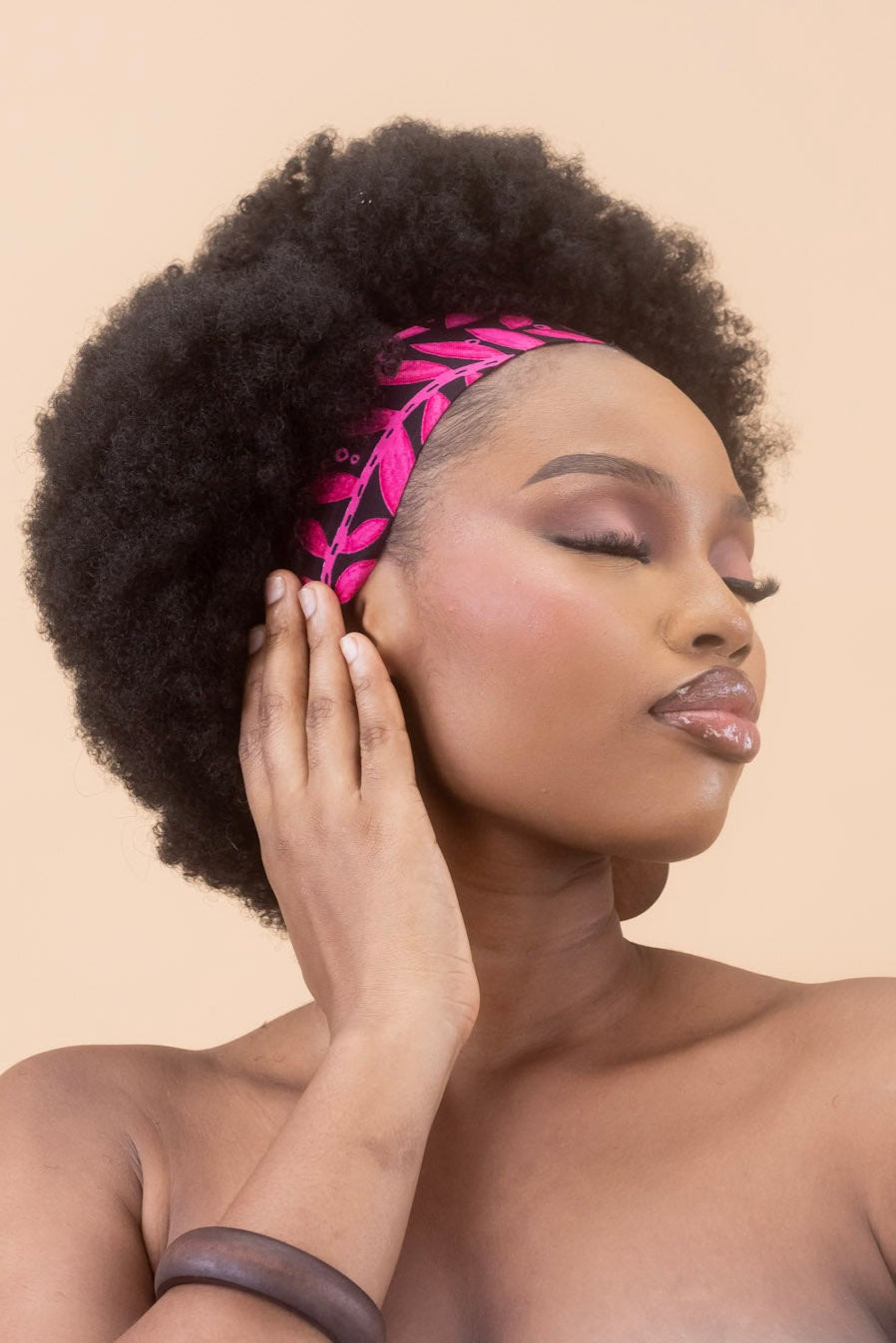 EWA – Ankara African Print Plain Headband