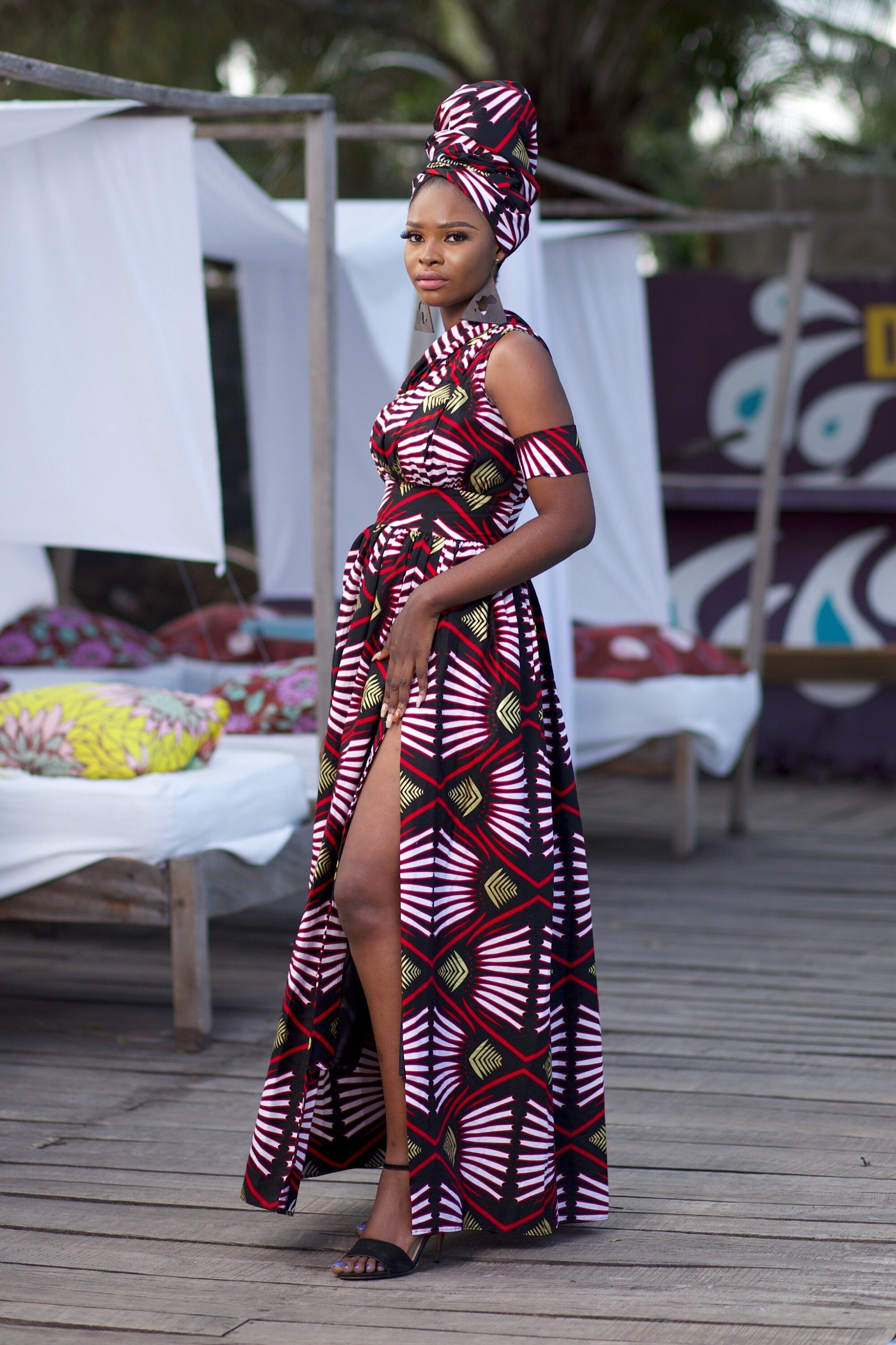 SONARI Ankara Head Wrap — African print fashion by Naborhi