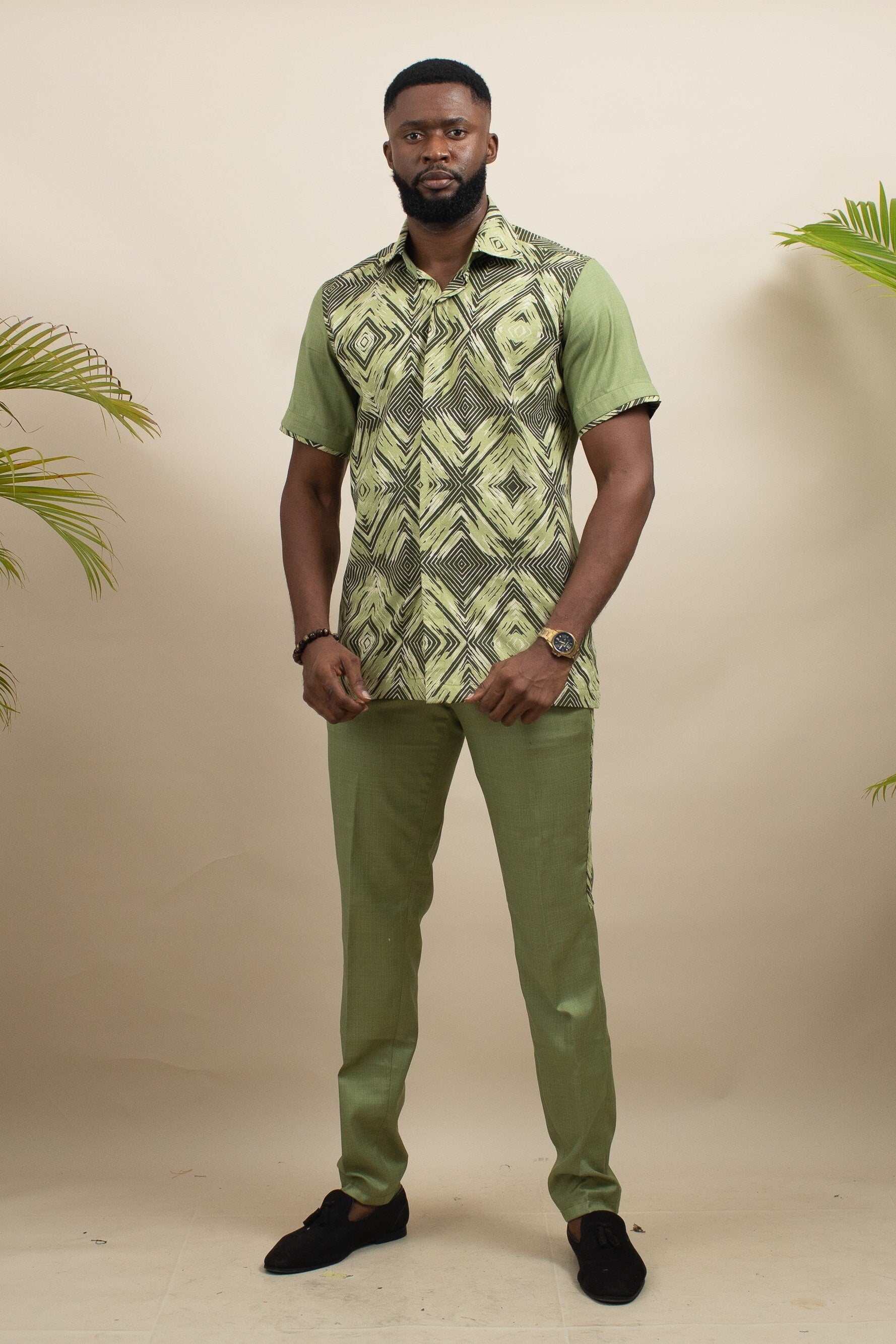 IYIN Ankara Senator Suit — African print suit by Naborhi