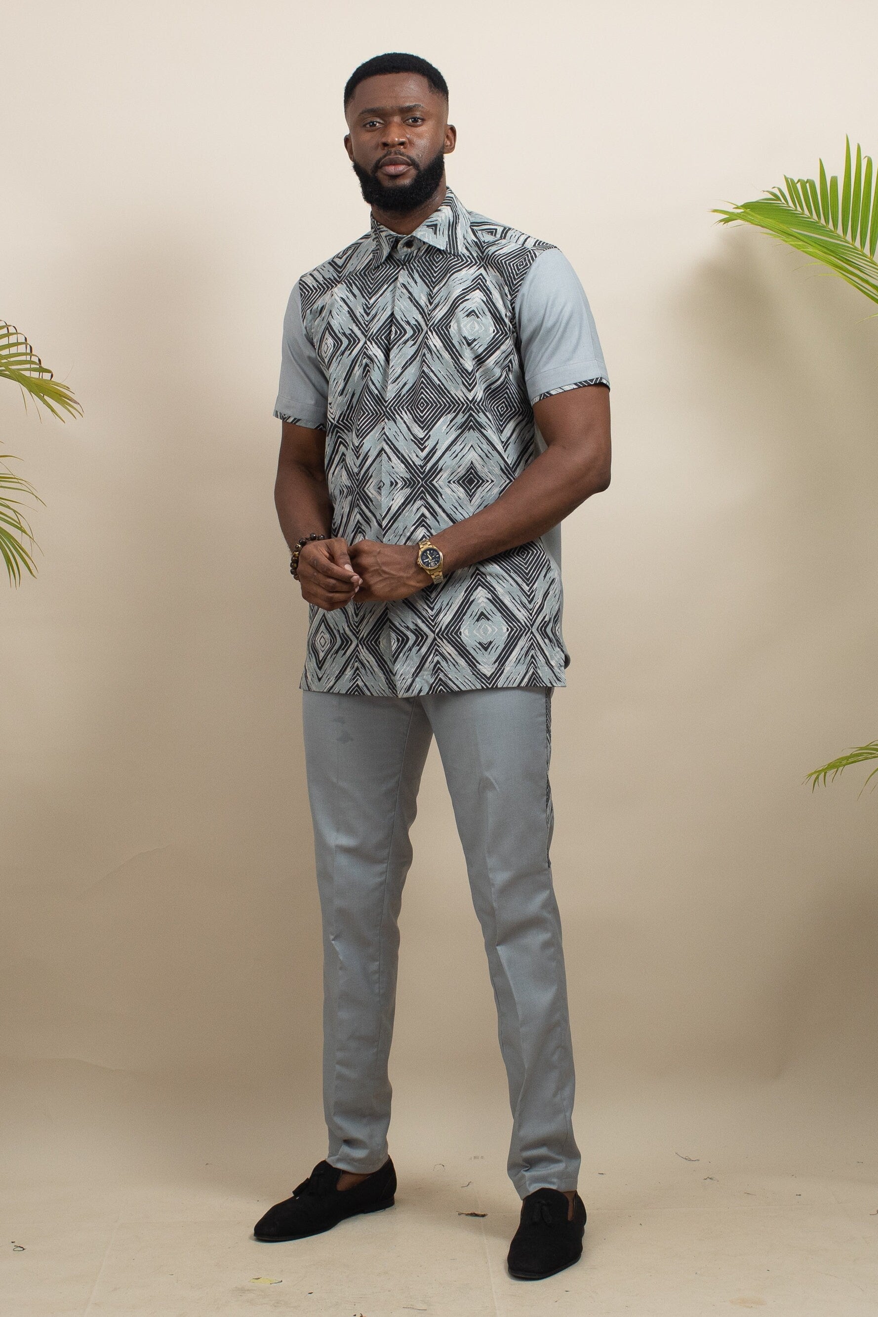 EKIO Ankara Senator Suit — African print suit by Naborhi